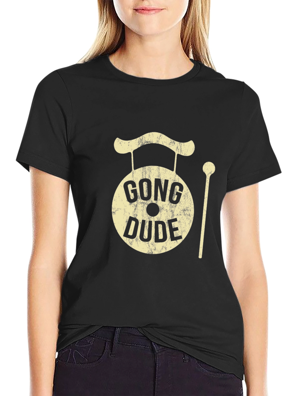 Gong Dude Graphic Tee - Cool Musician T-Shirt