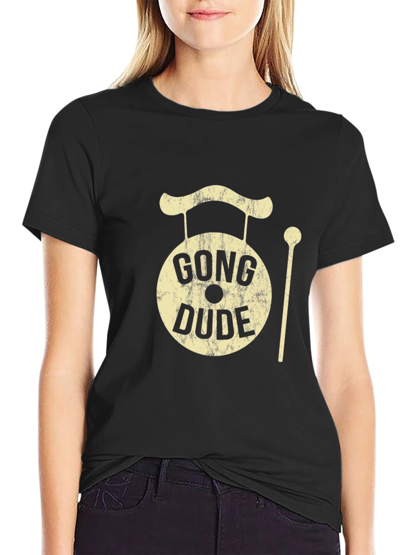 Gong Dude Graphic Tee - Cool Musician T-Shirt