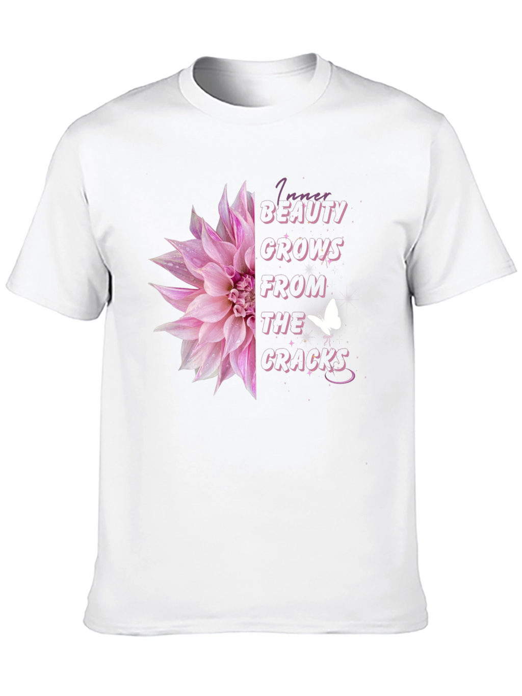 Floral Inspirational T-Shirt - Inner Beauty