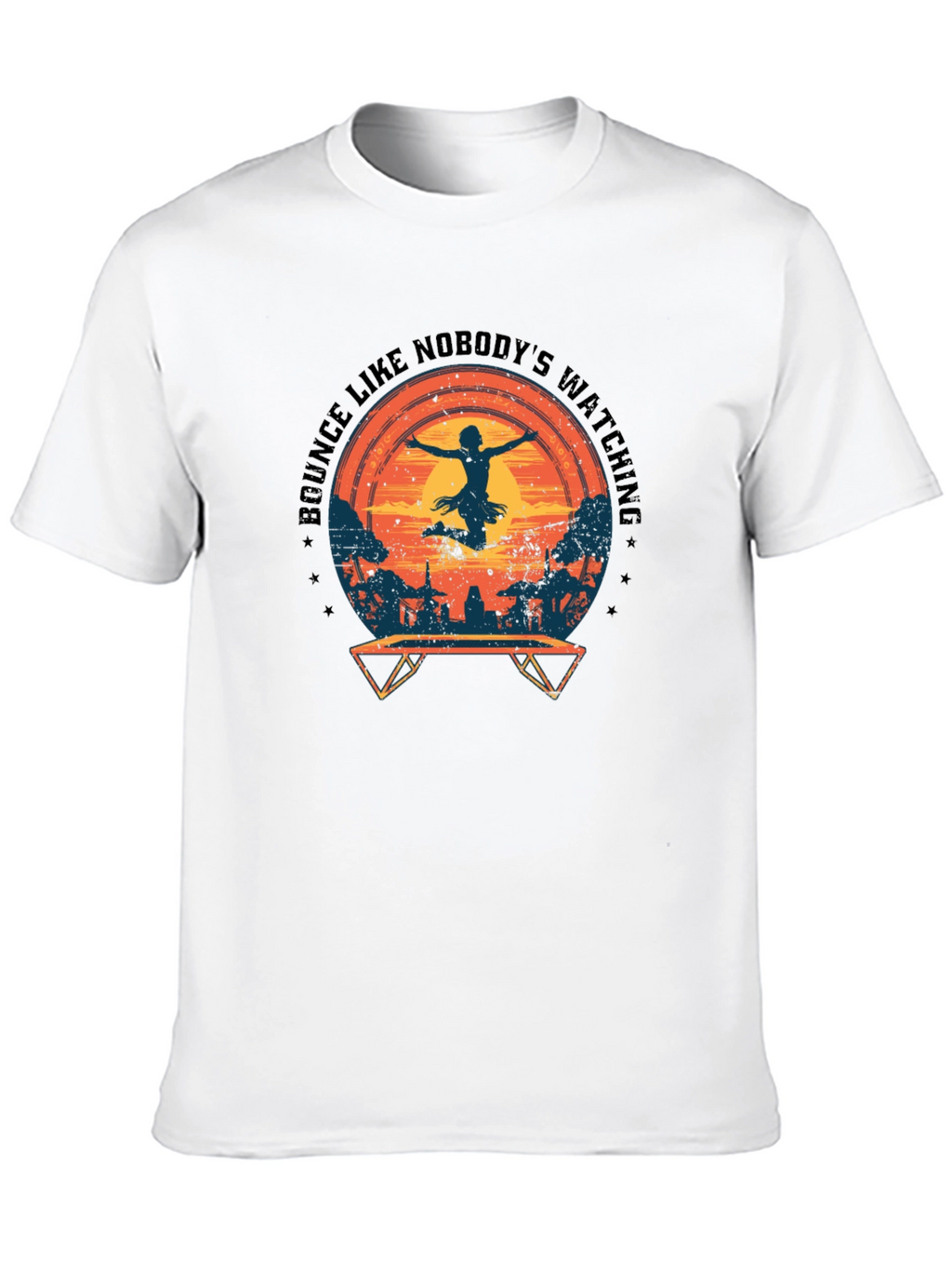 Bounce Like Nobodys Watching Black T-Shirt