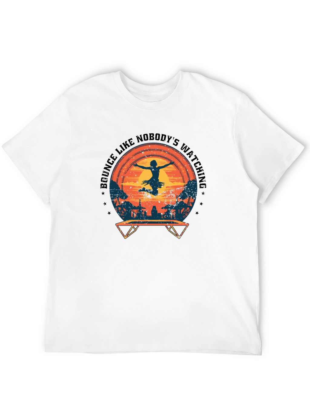 Bounce Like Nobodys Watching Black T-Shirt