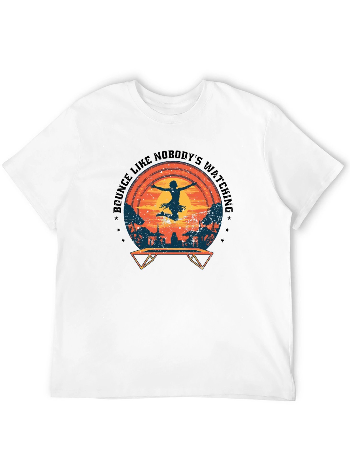 Bounce Like Nobodys Watching Black T-Shirt