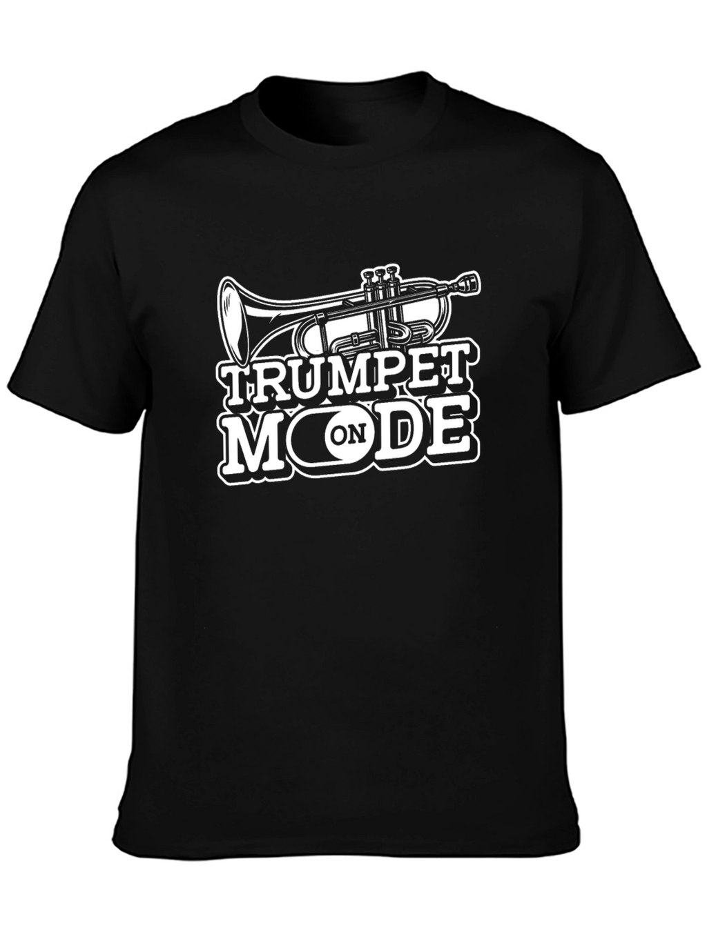Trumpet Mode On Graphic T-Shirt - Music Lover Tee