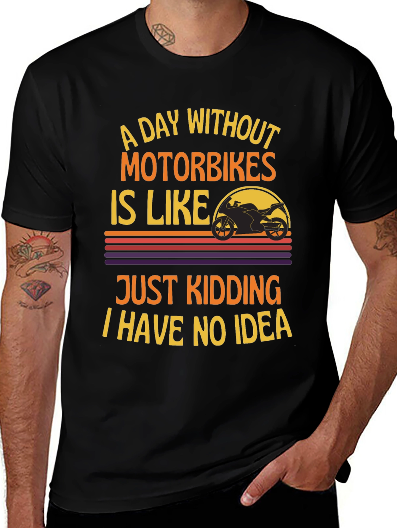 Motorbike Humor Graphic Tee