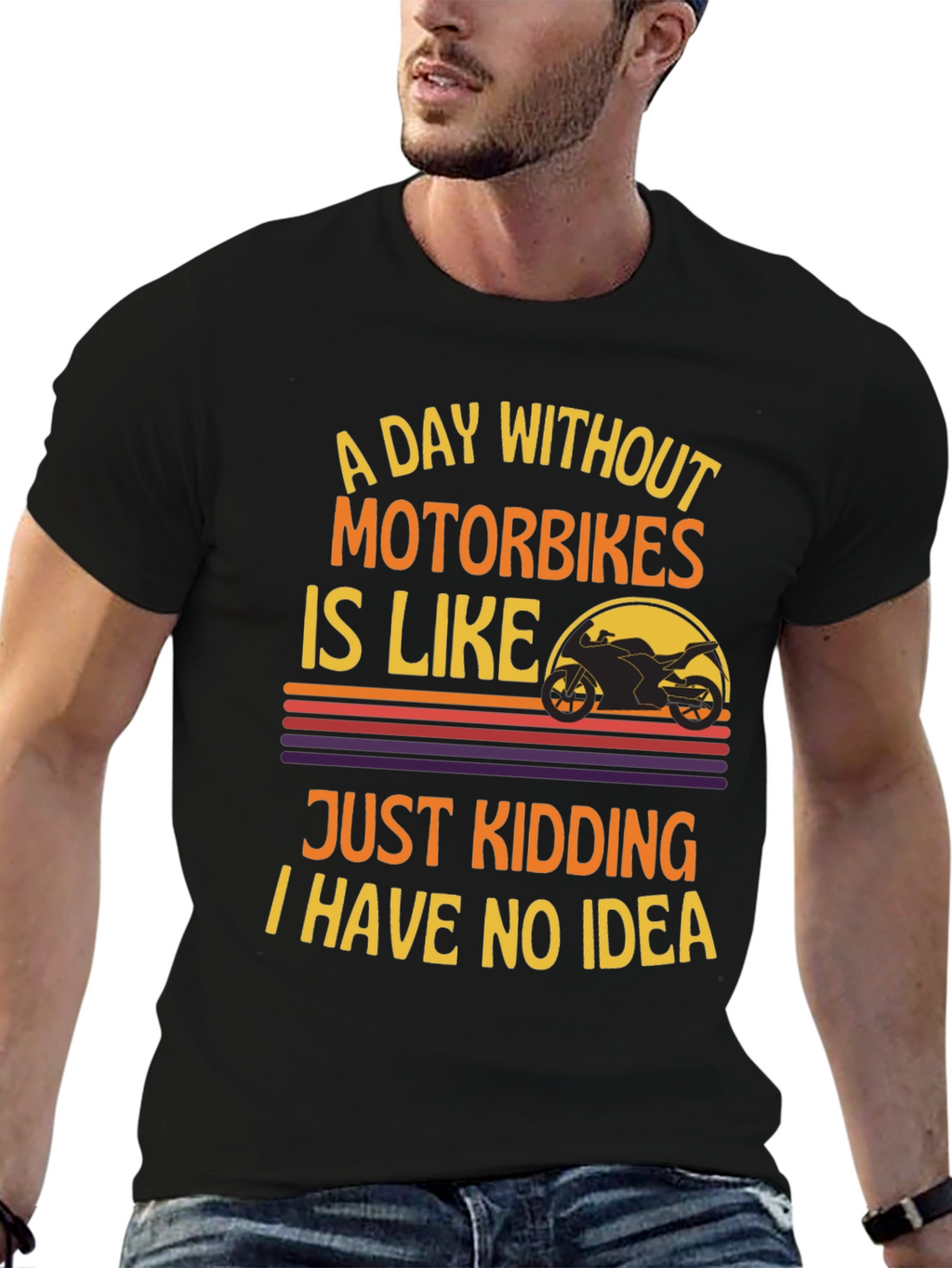 Motorbike Humor Graphic Tee