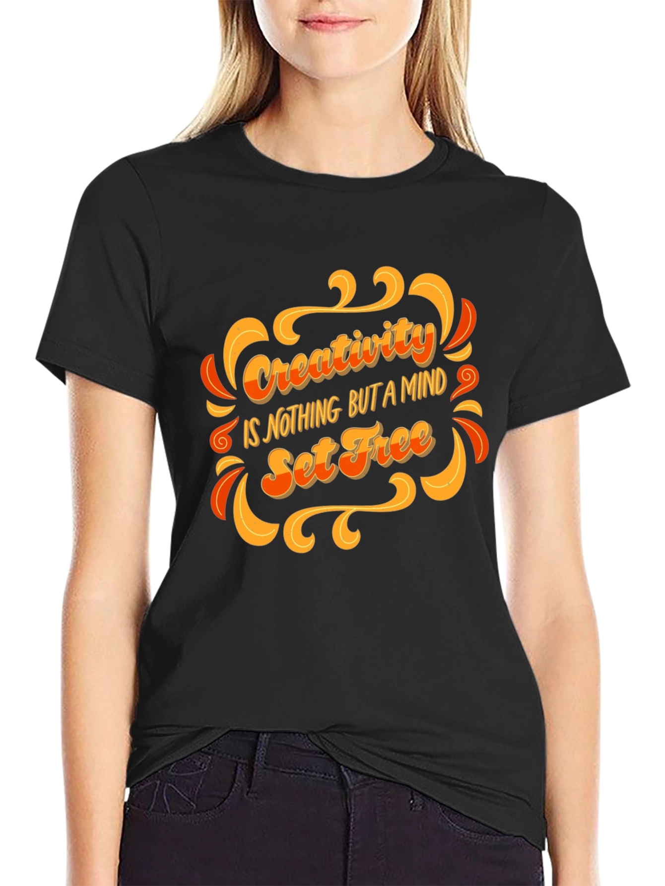 Creativity Mind Set Free Graphic Tee