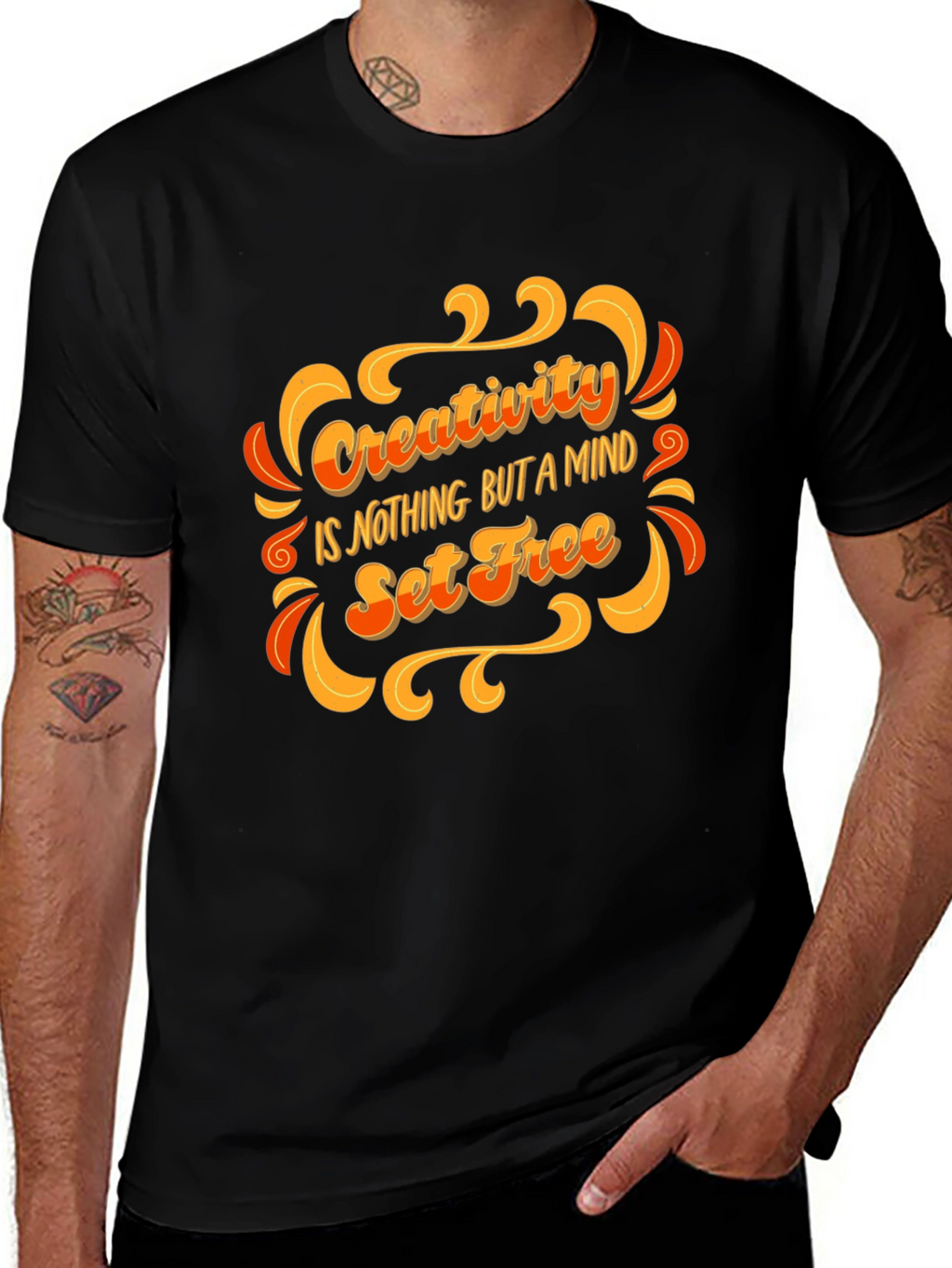 Creativity Mind Set Free Graphic Tee