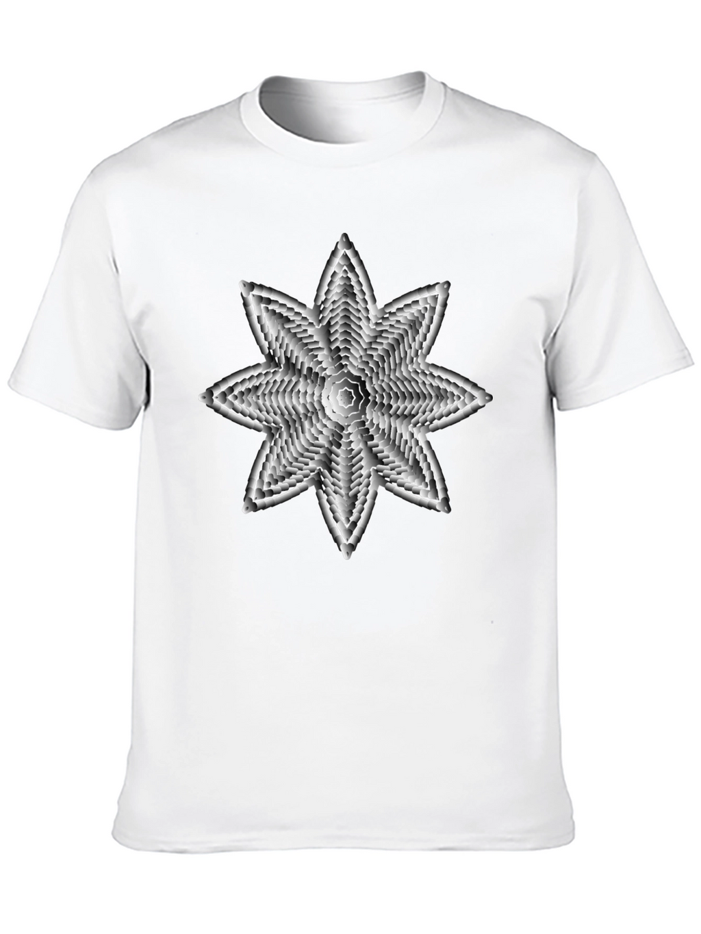 Abstract Starburst Graphic Tee