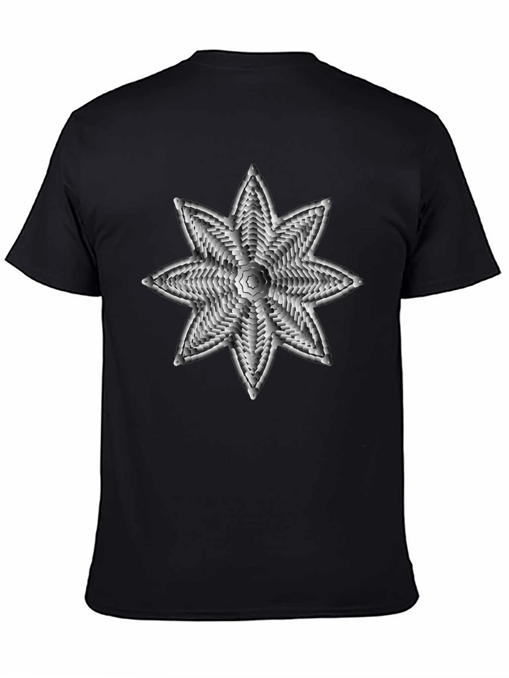 Abstract Starburst Graphic Tee