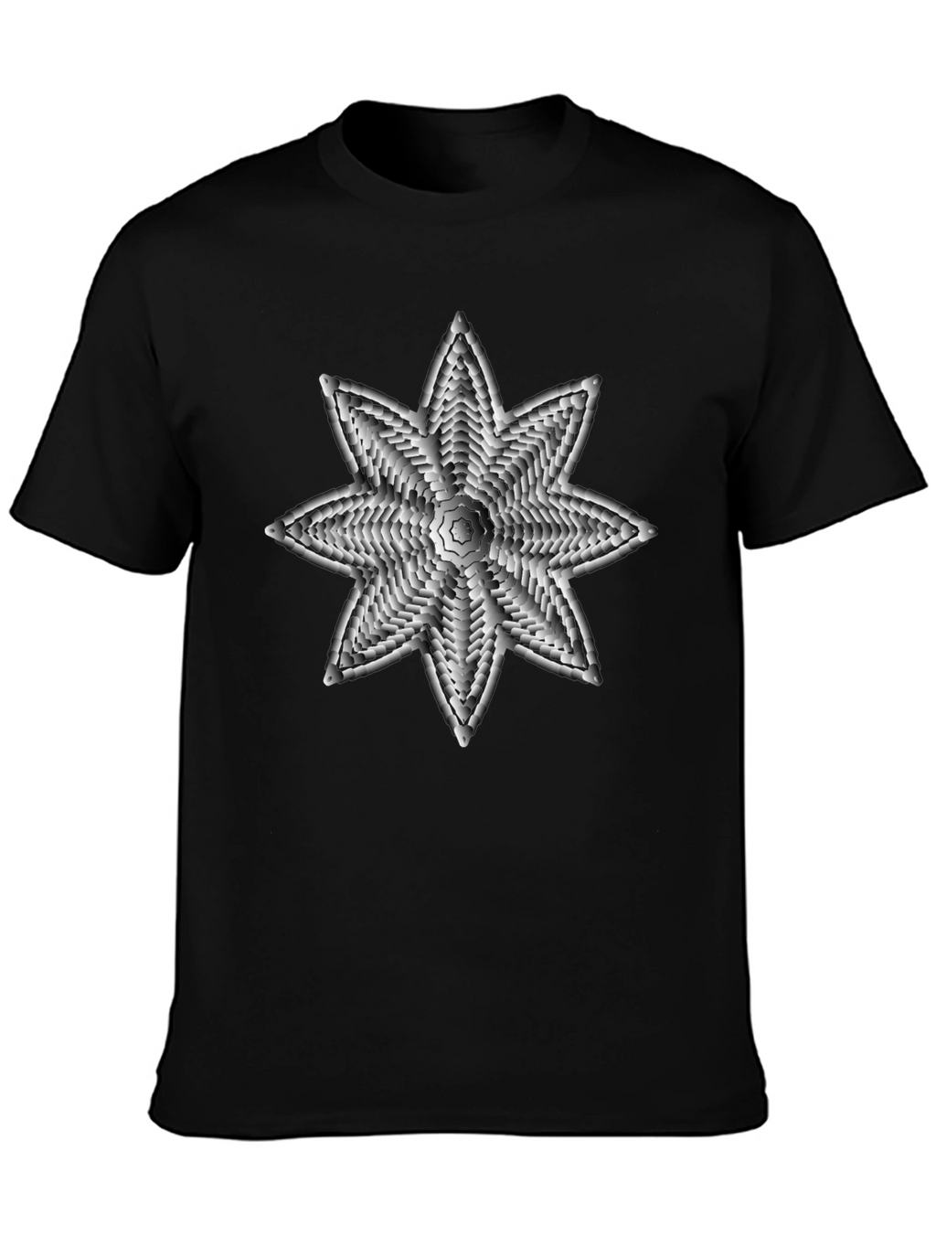 Abstract Starburst Graphic Tee