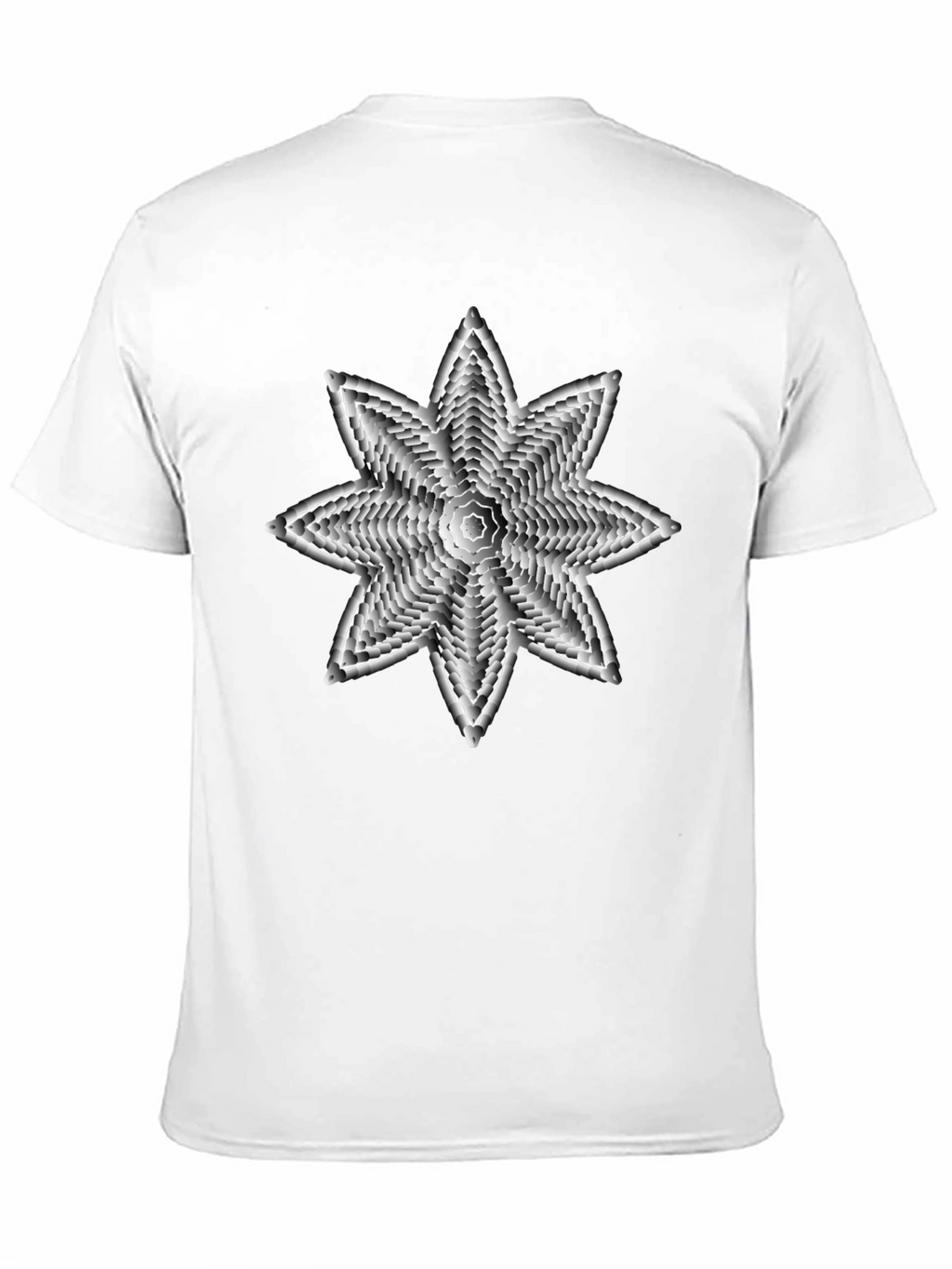 Abstract Starburst Graphic Tee