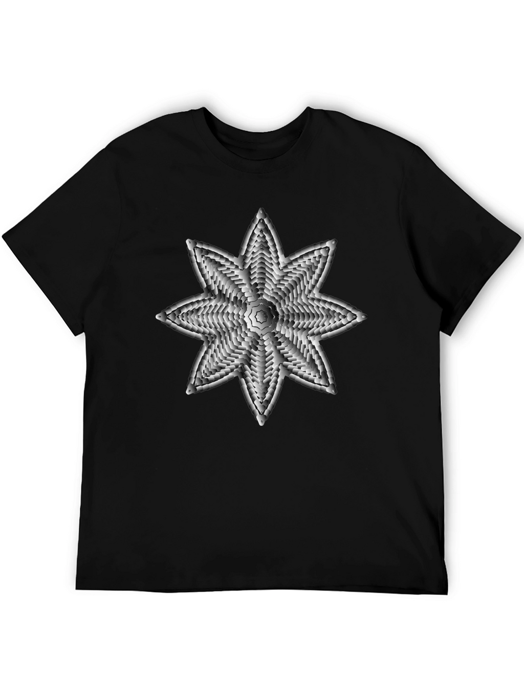 Abstract Starburst Graphic Tee