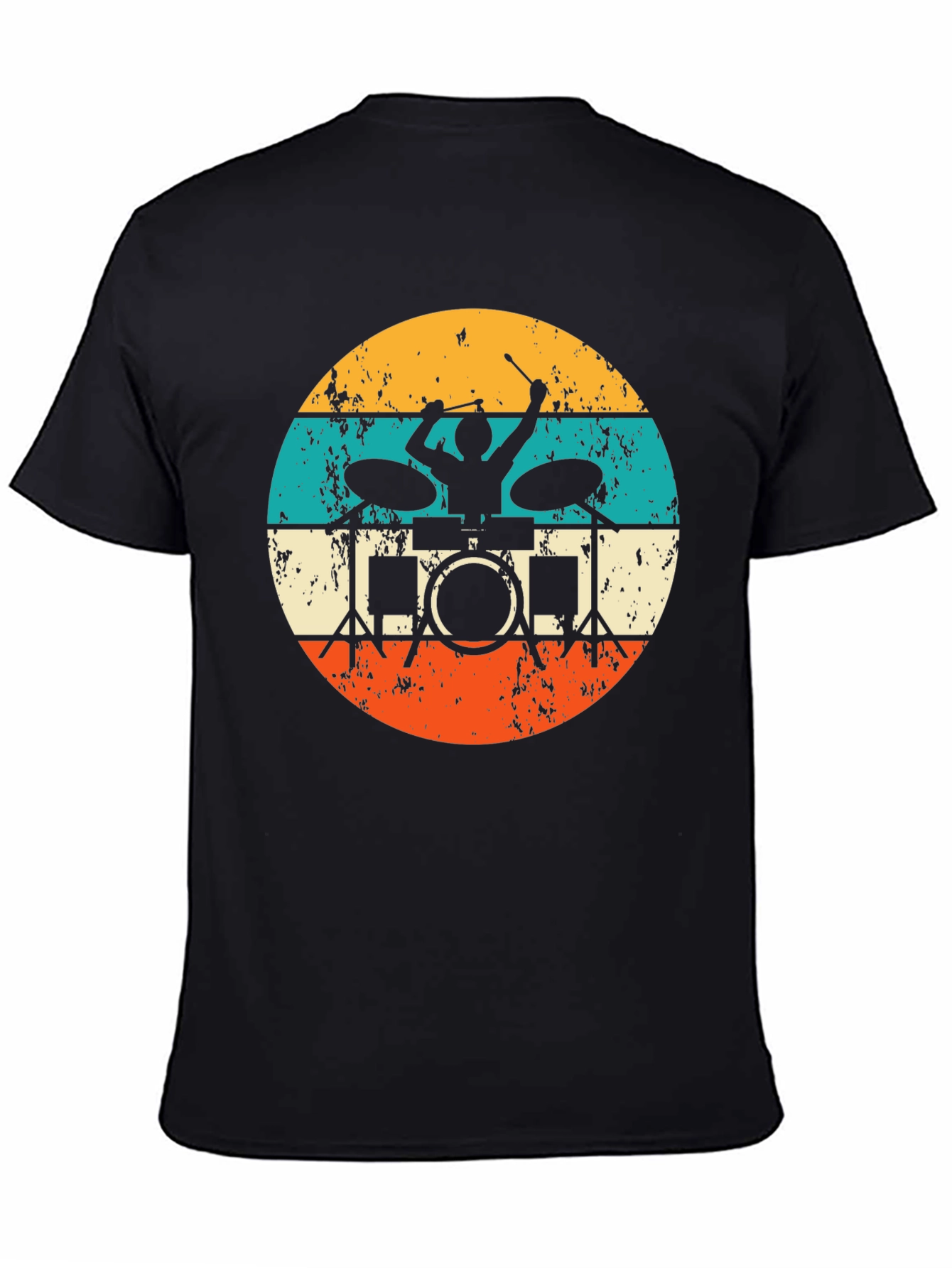 Vintage Drummer T-Shirt - Retro Music Tee
