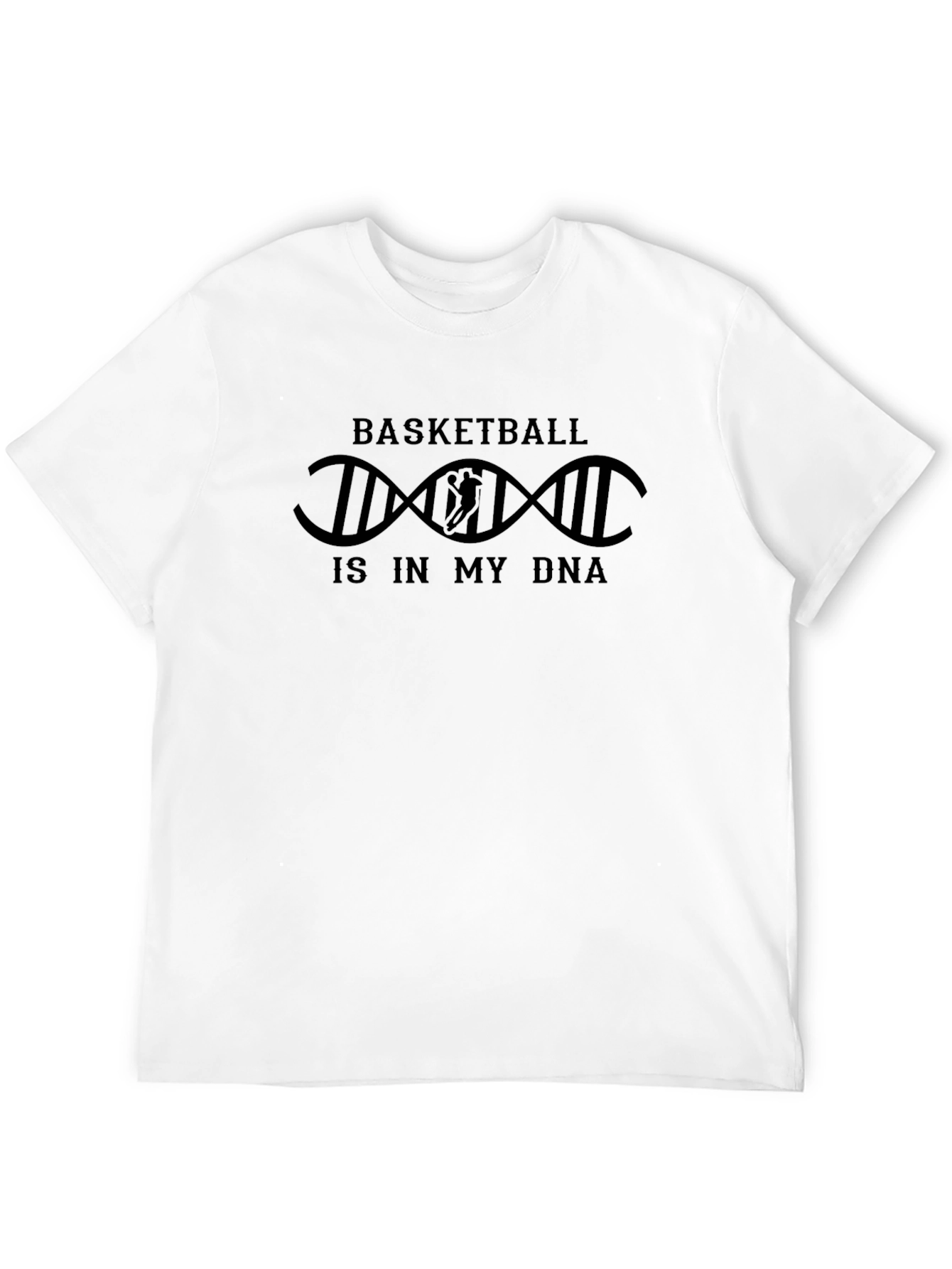 Basketball DNA T-Shirt - Sporty Graphic Tee