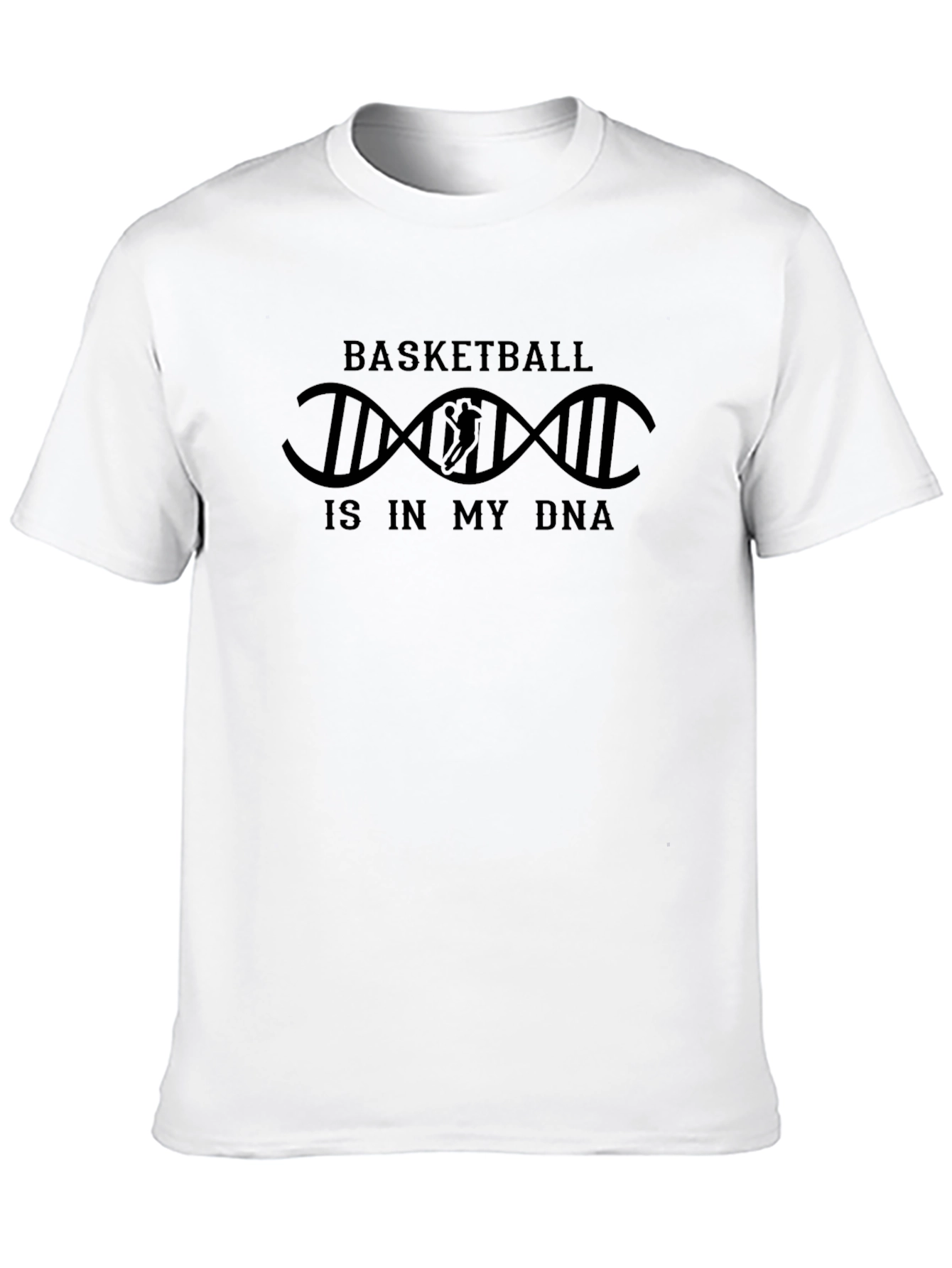 Basketball DNA T-Shirt - Sporty Graphic Tee