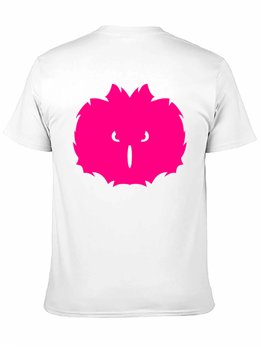 Mens Black T-Shirt with Pink Monster Graphic