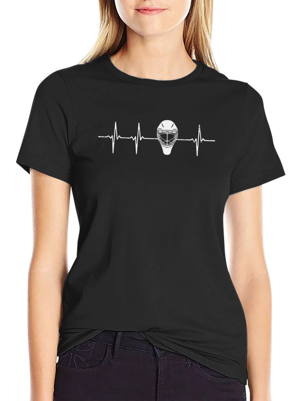 Hockey Heartbeat T-Shirt - Goalie Life