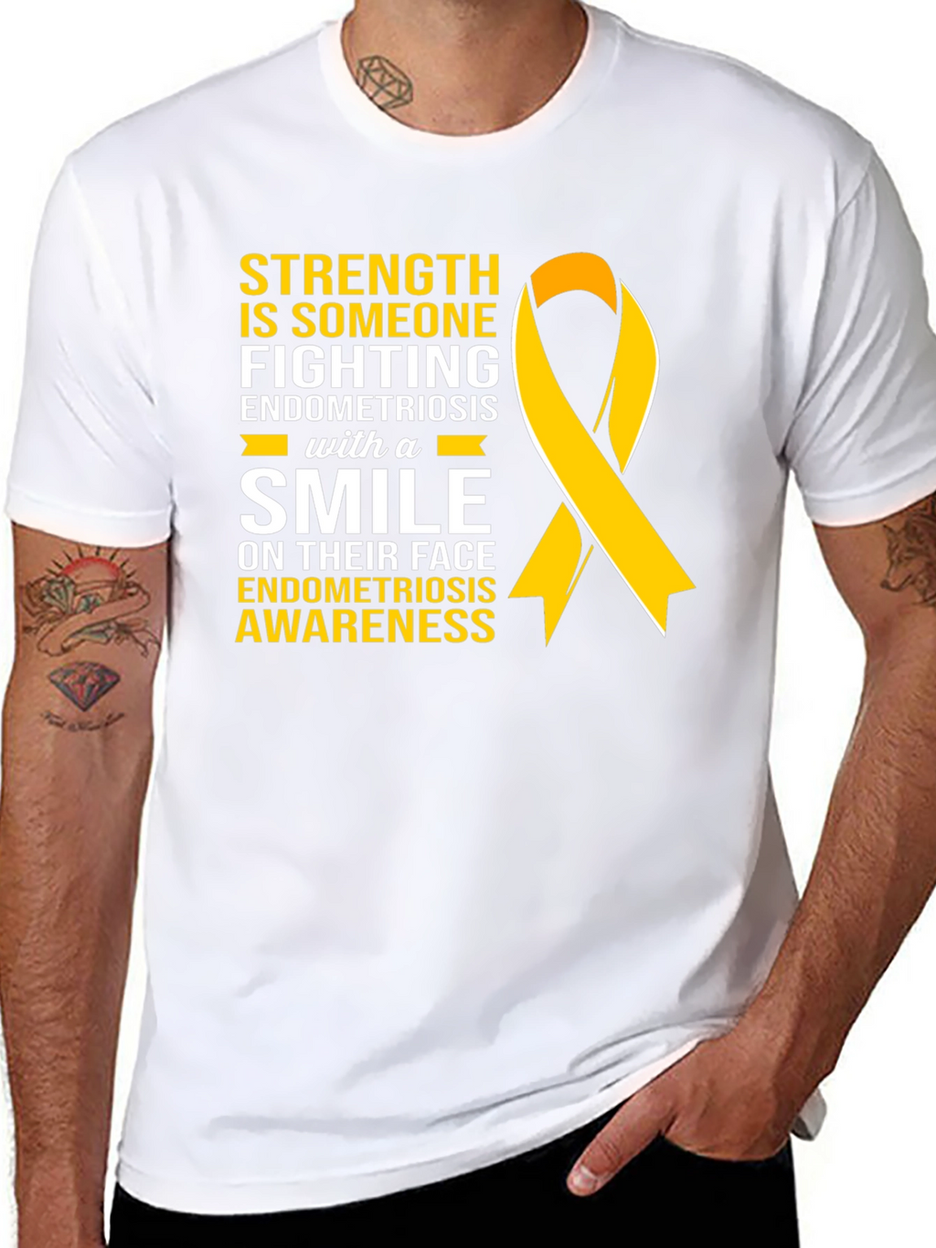 Endometriosis Awareness Ribbon T-Shirt
