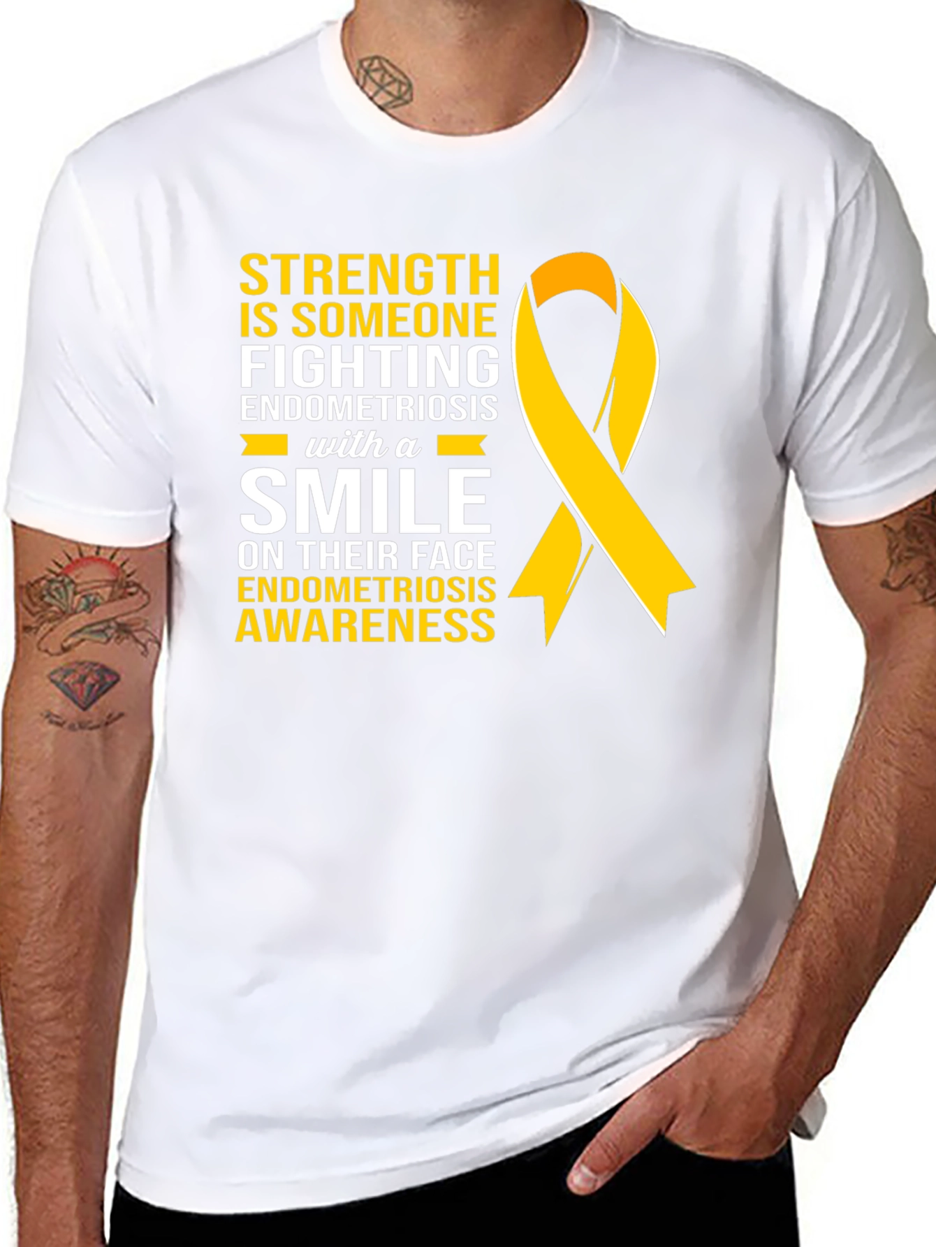 Endometriosis Awareness Ribbon T-Shirt