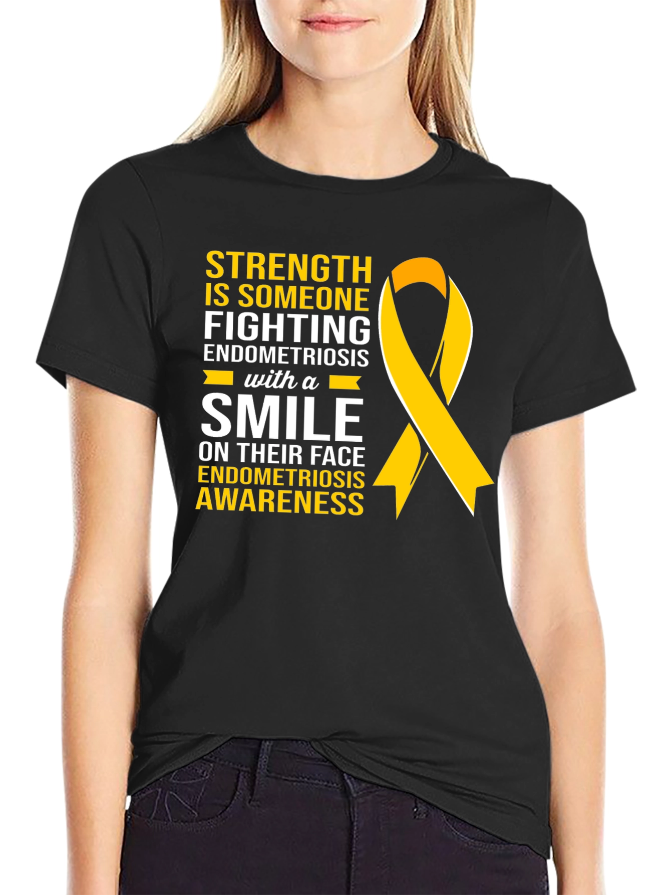 Endometriosis Awareness Ribbon T-Shirt