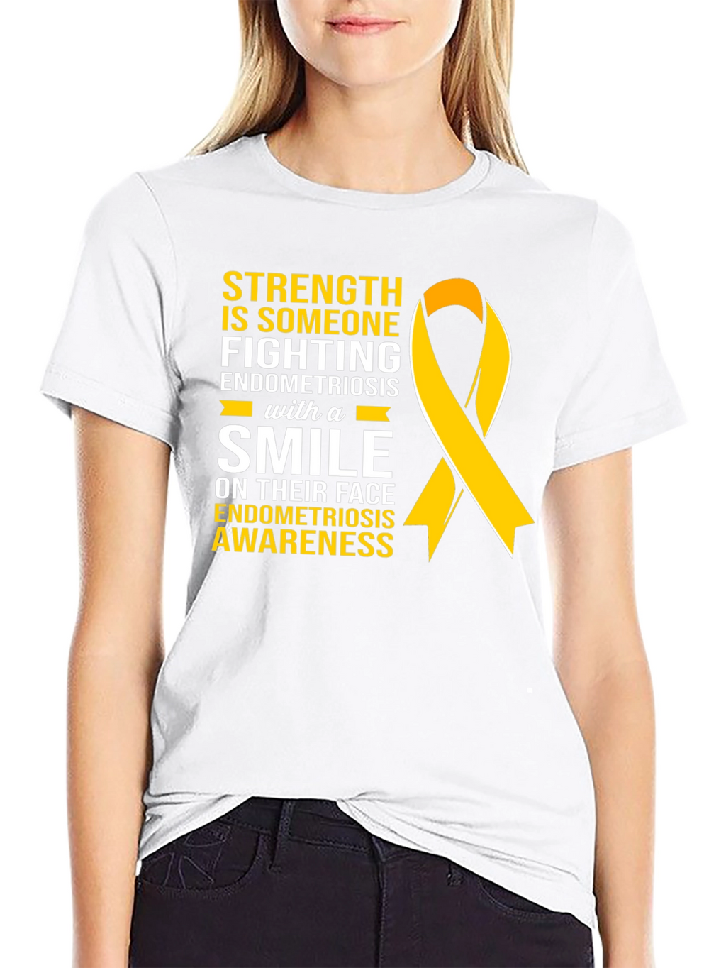 Endometriosis Awareness Ribbon T-Shirt