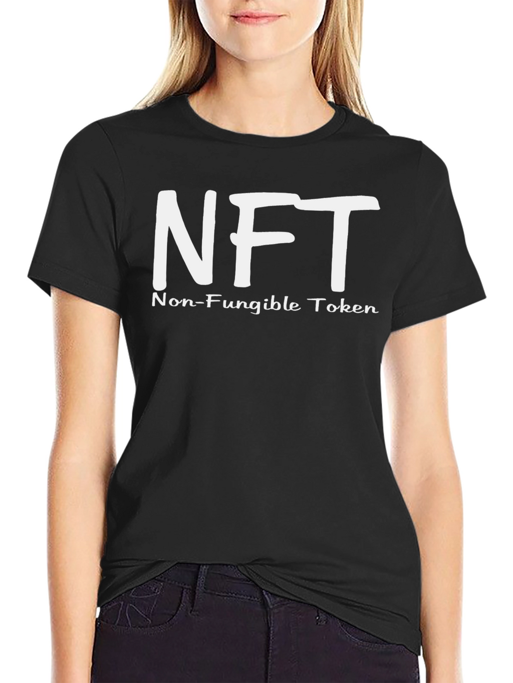 NFT Non-Fungible Token Black T-Shirt
