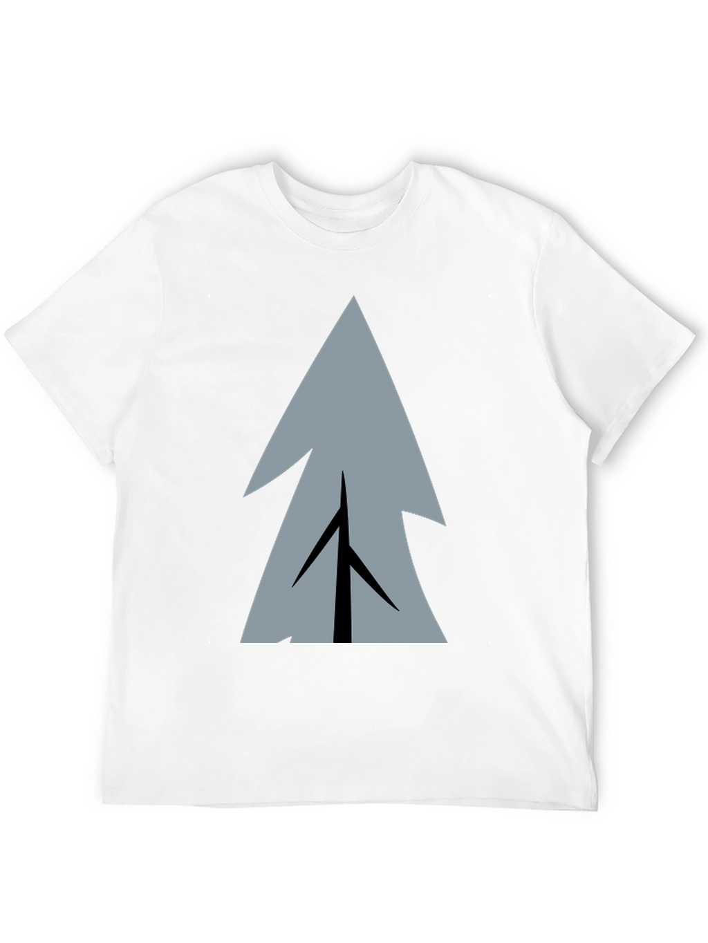 Geometric Tree Graphic Print T-Shirt