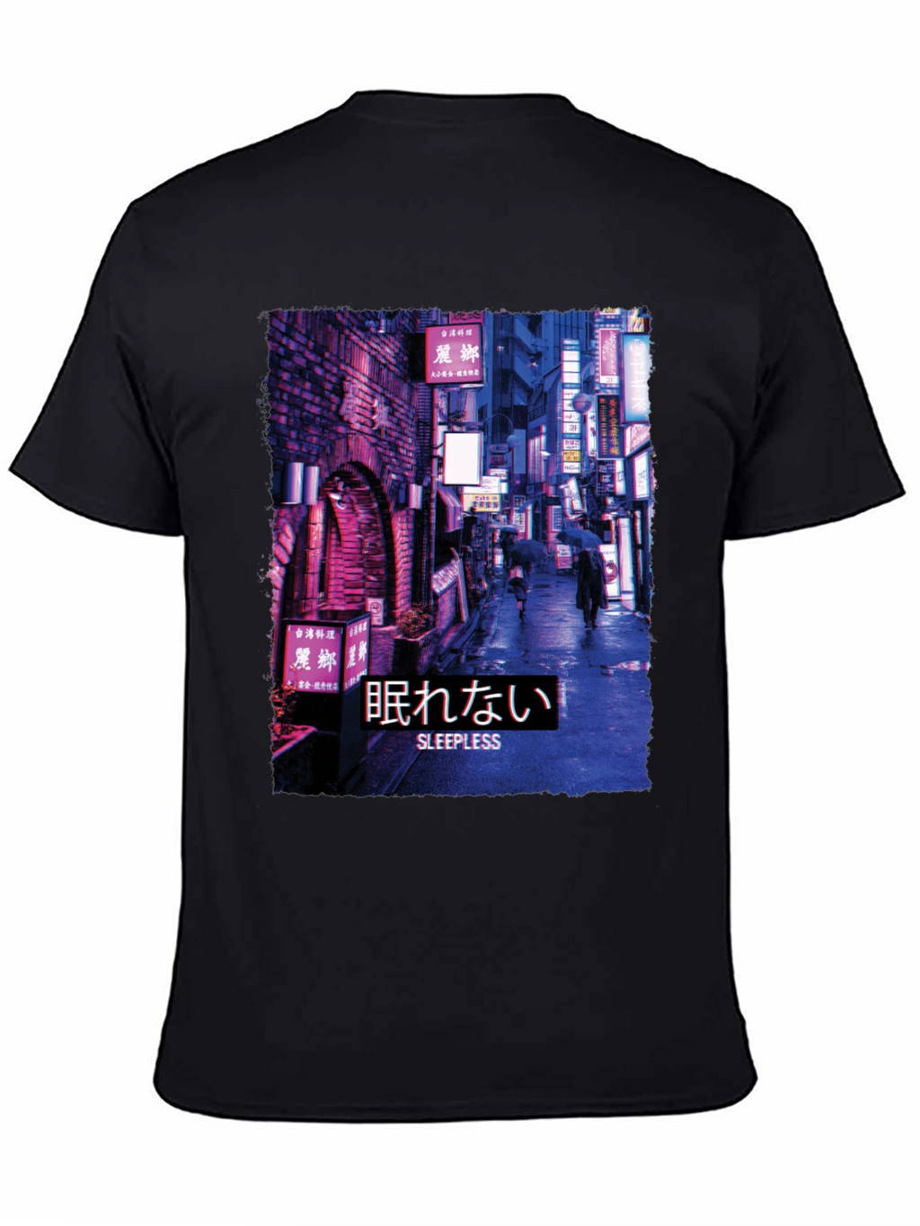 Sleepless Night Cityscape Graphic Tee