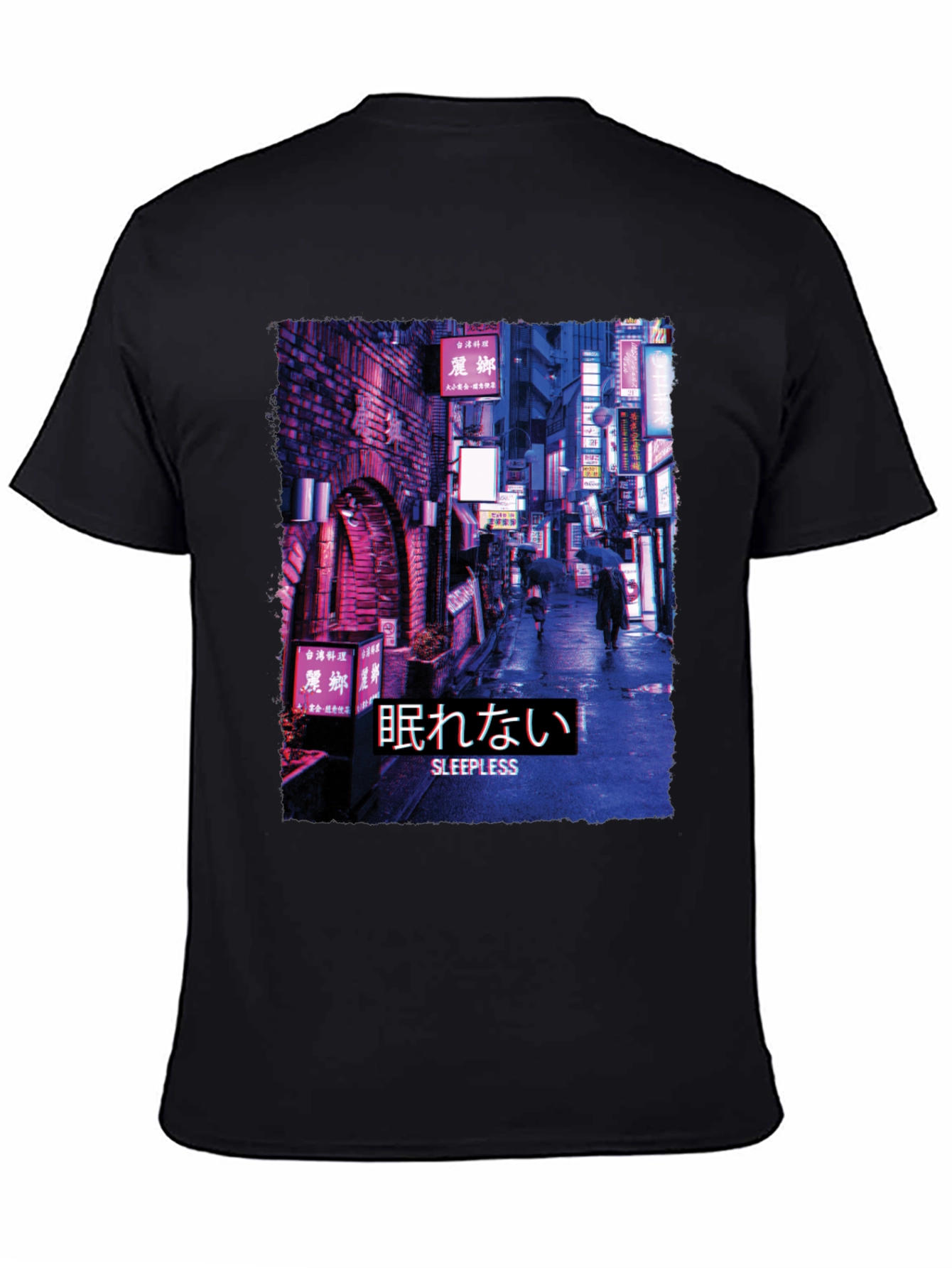 Sleepless Night Cityscape Graphic Tee