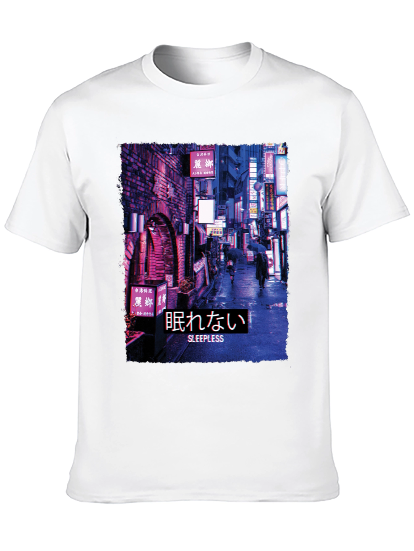 Sleepless Night Cityscape Graphic Tee