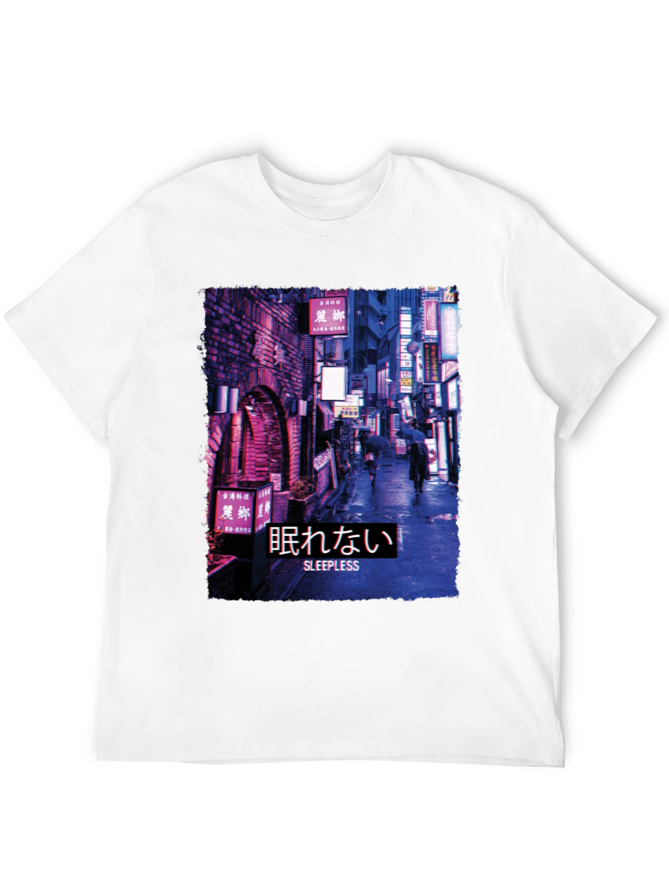 Sleepless Night Cityscape Graphic Tee