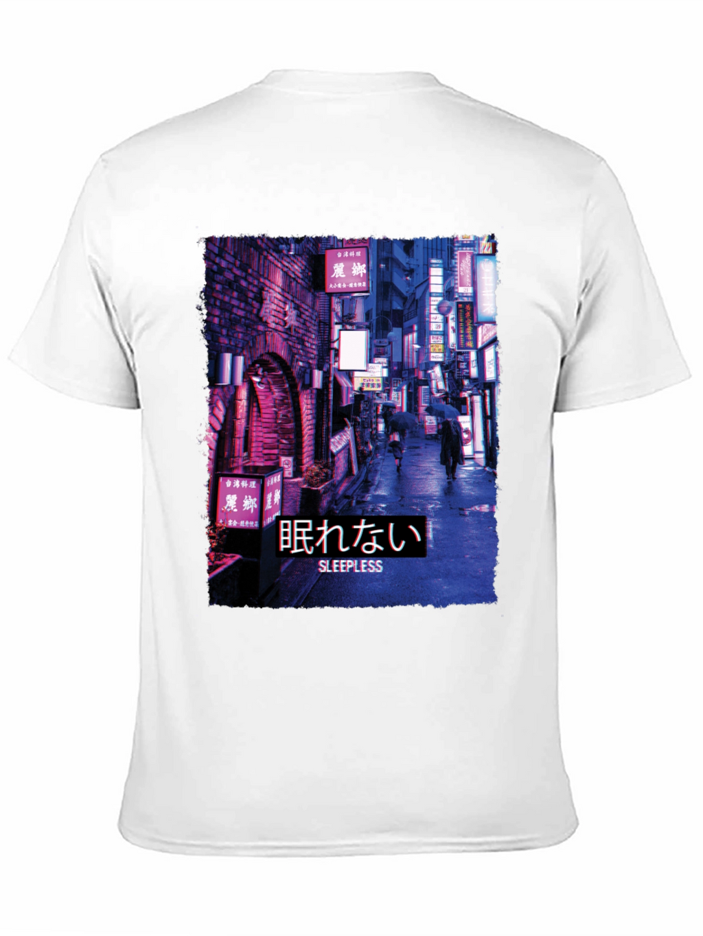 Sleepless Night Cityscape Graphic Tee