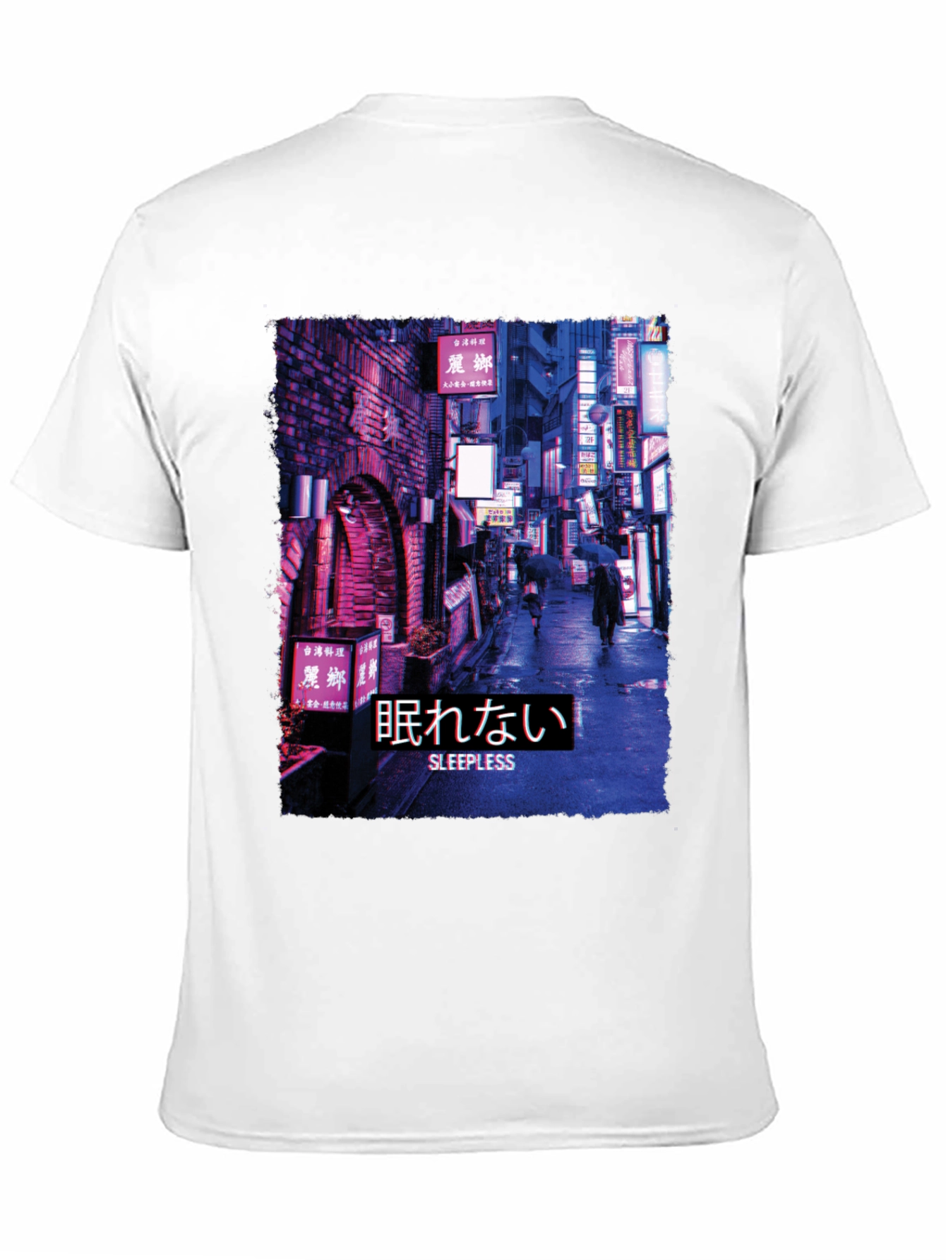 Sleepless Night Cityscape Graphic Tee