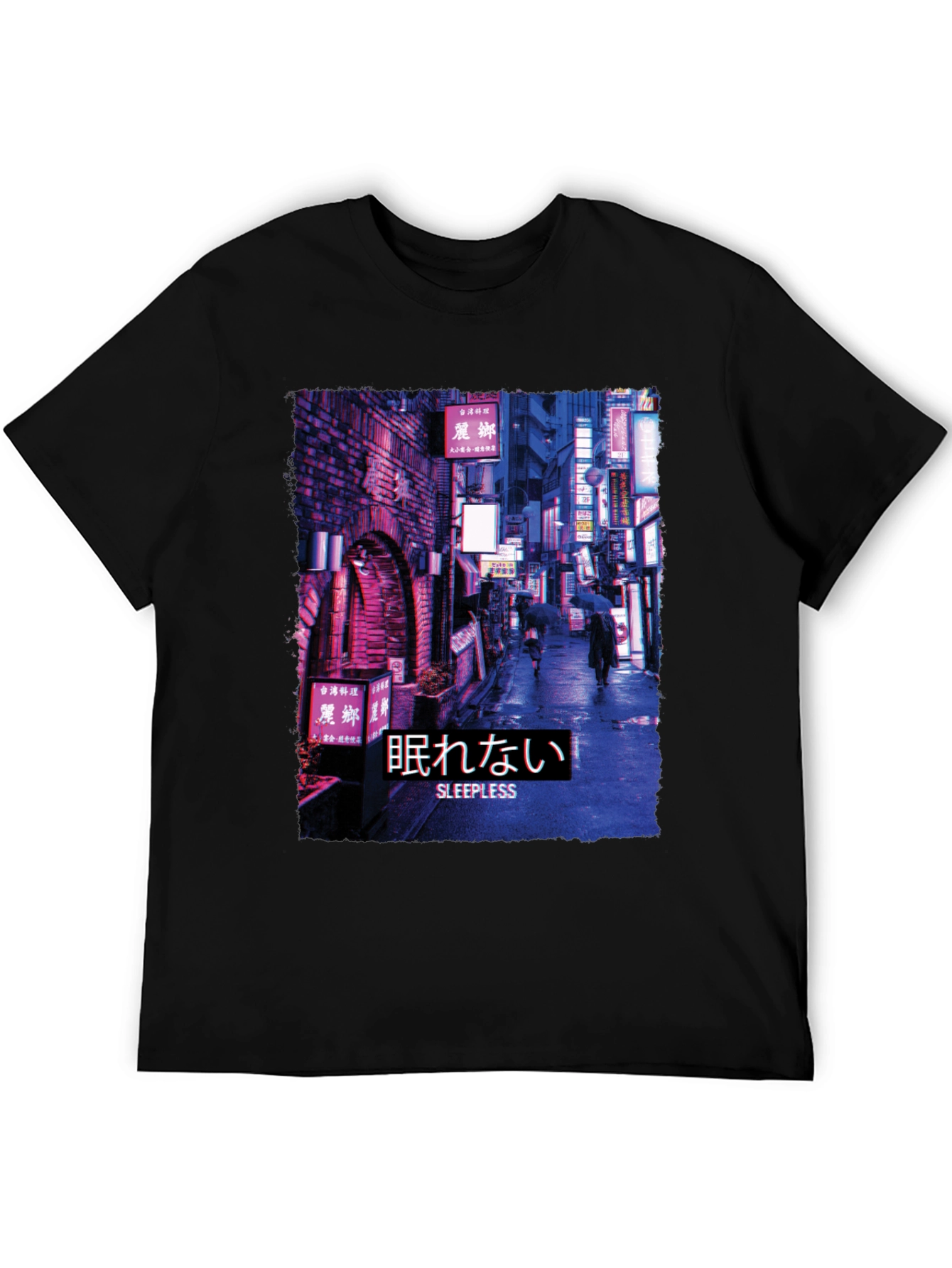 Sleepless Night Cityscape Graphic Tee