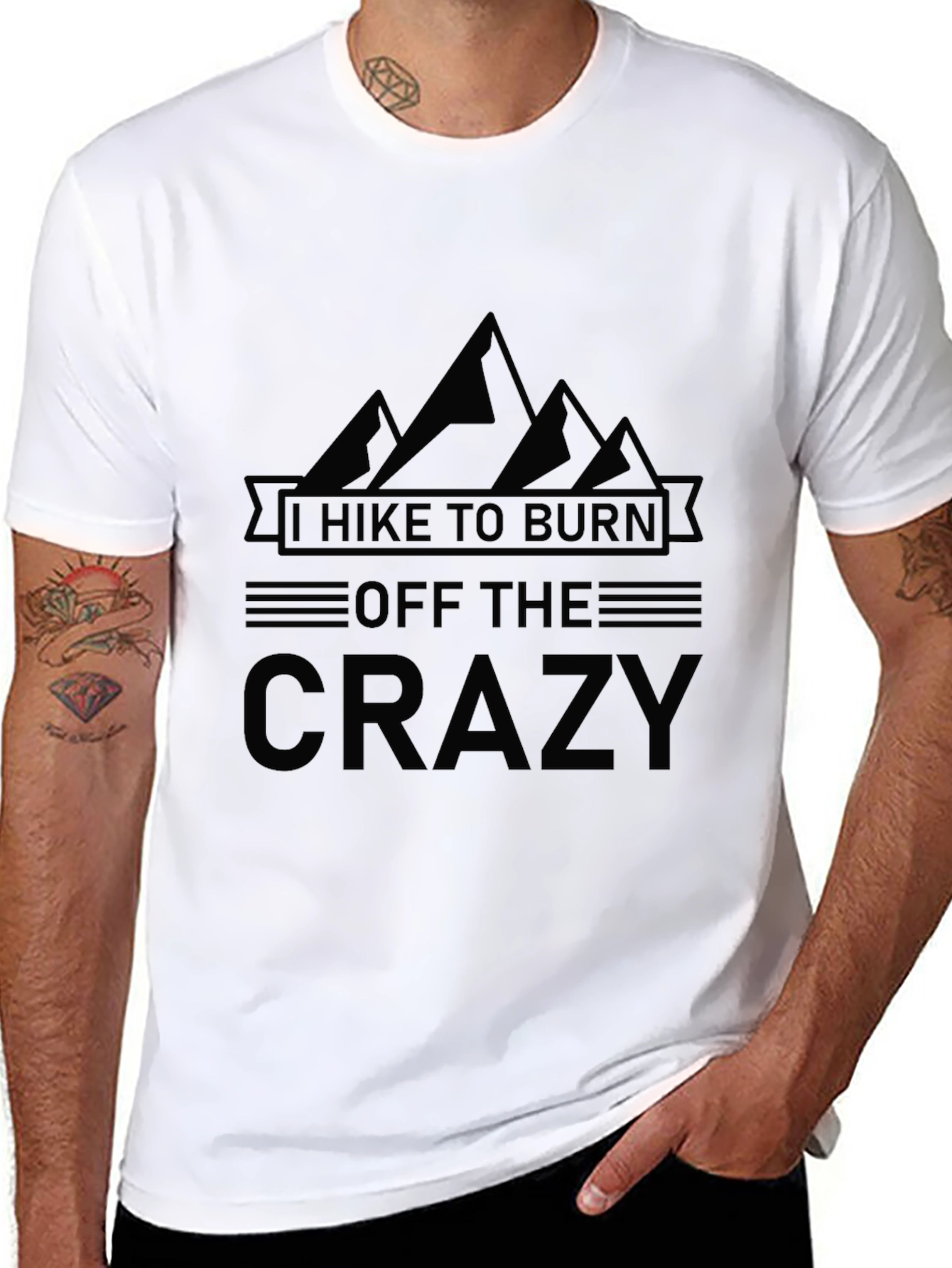Hike to Burn Off Crazy Graphic Tee