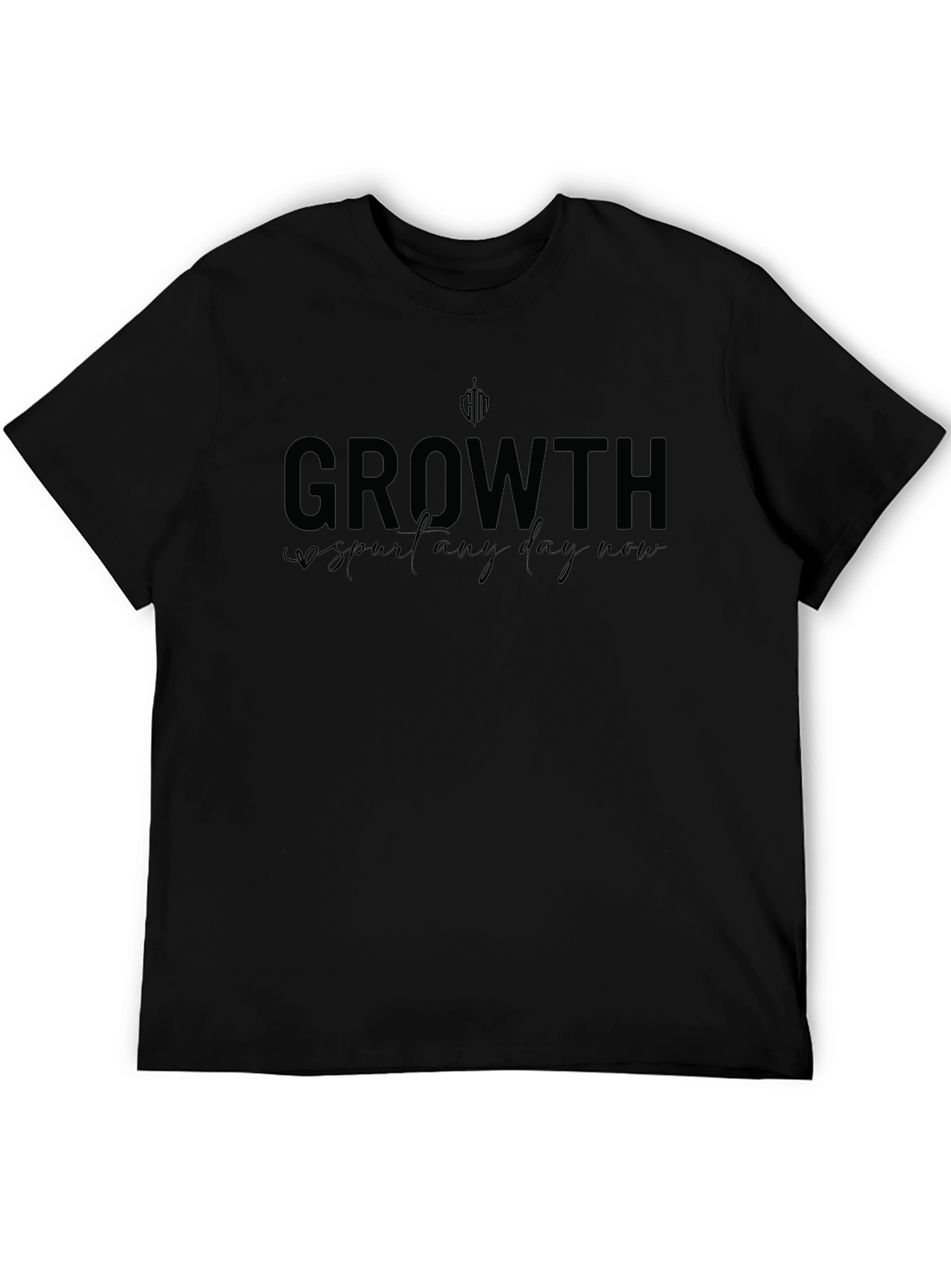 Growth Spur Any Day Now Black T-Shirt