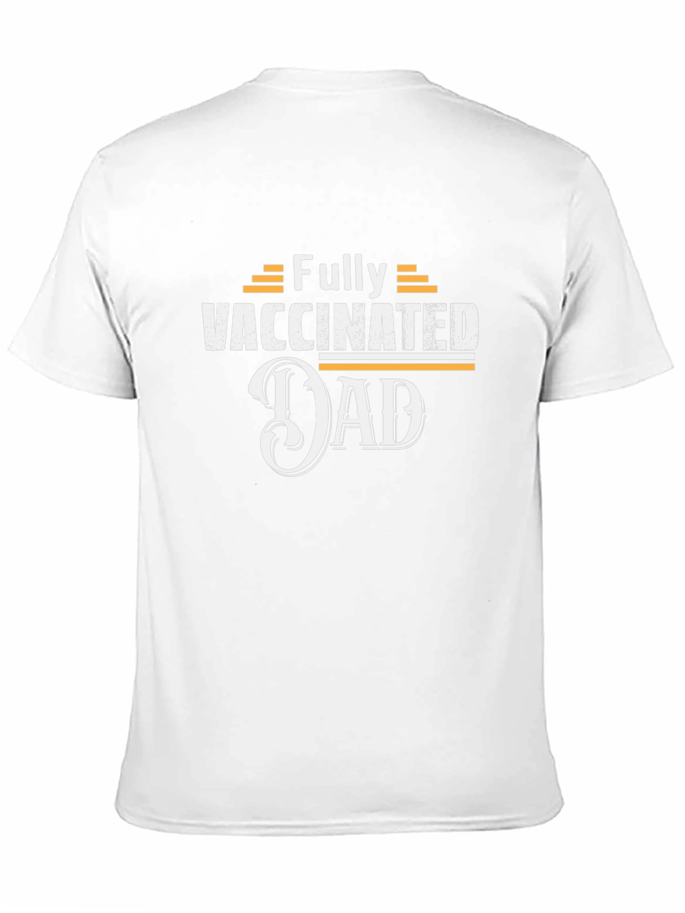 Fully Vaccinated Dad T-Shirt - Black Cotton Tee