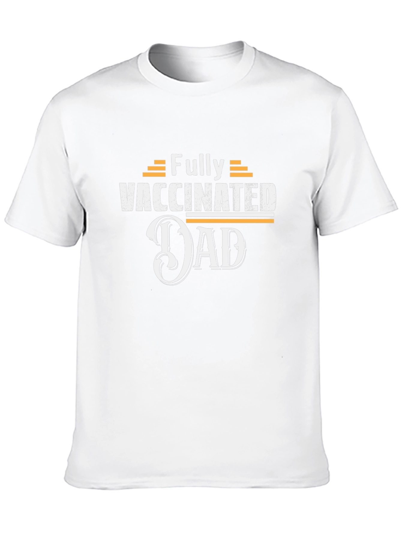 Fully Vaccinated Dad T-Shirt - Black Cotton Tee