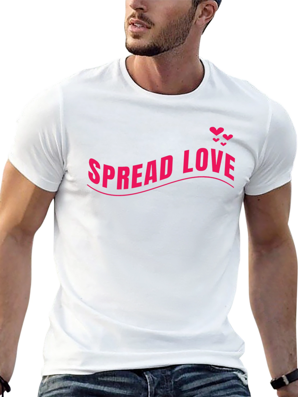 Spread Love Black T-Shirt