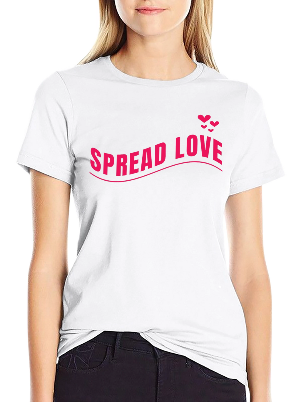 Spread Love Black T-Shirt