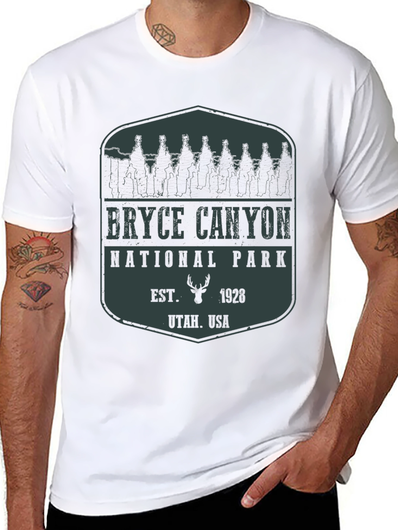 Bryce Canyon National Park Black Graphic Tee
