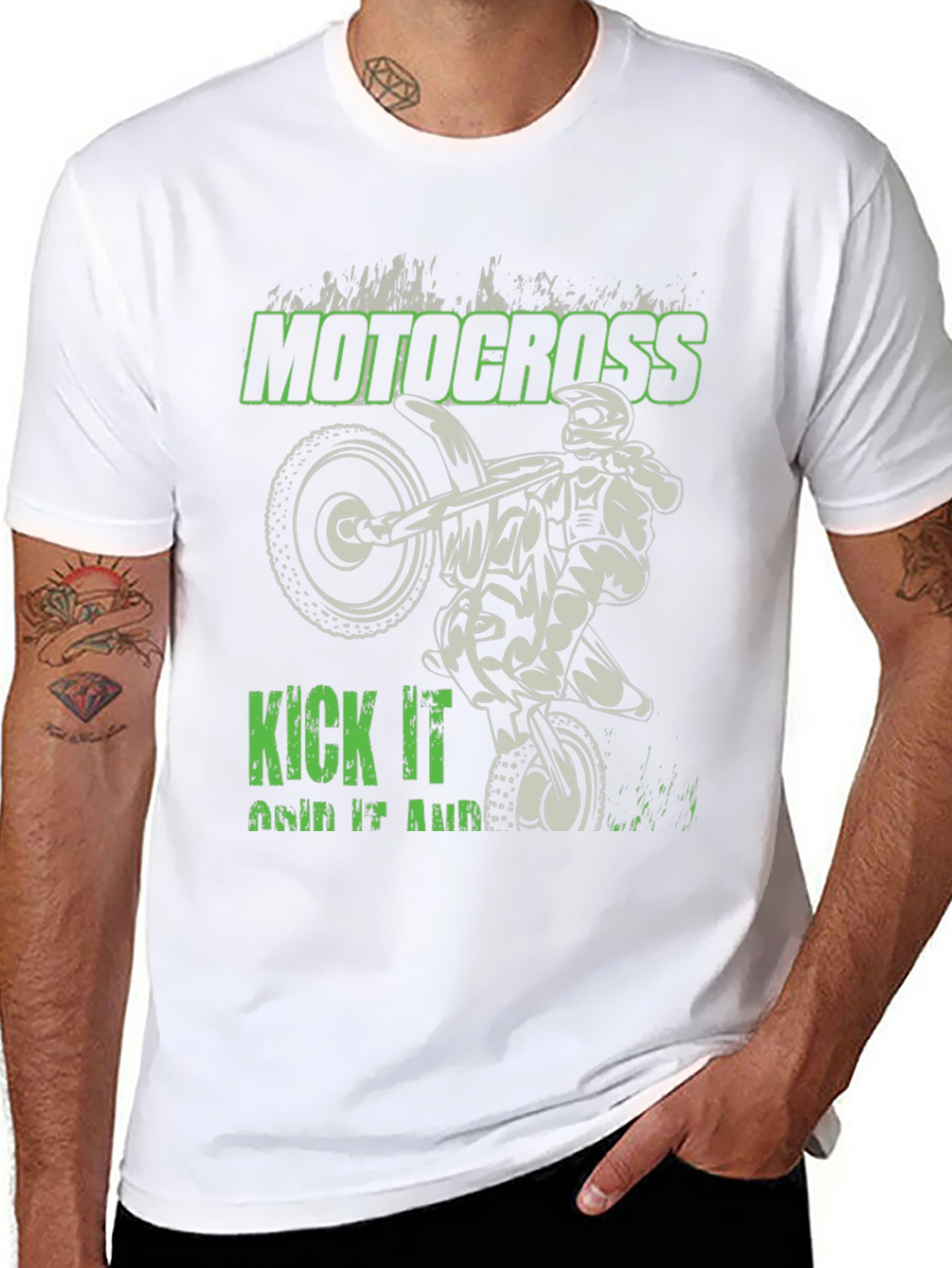 Motocross Kick It Graphic T-Shirt