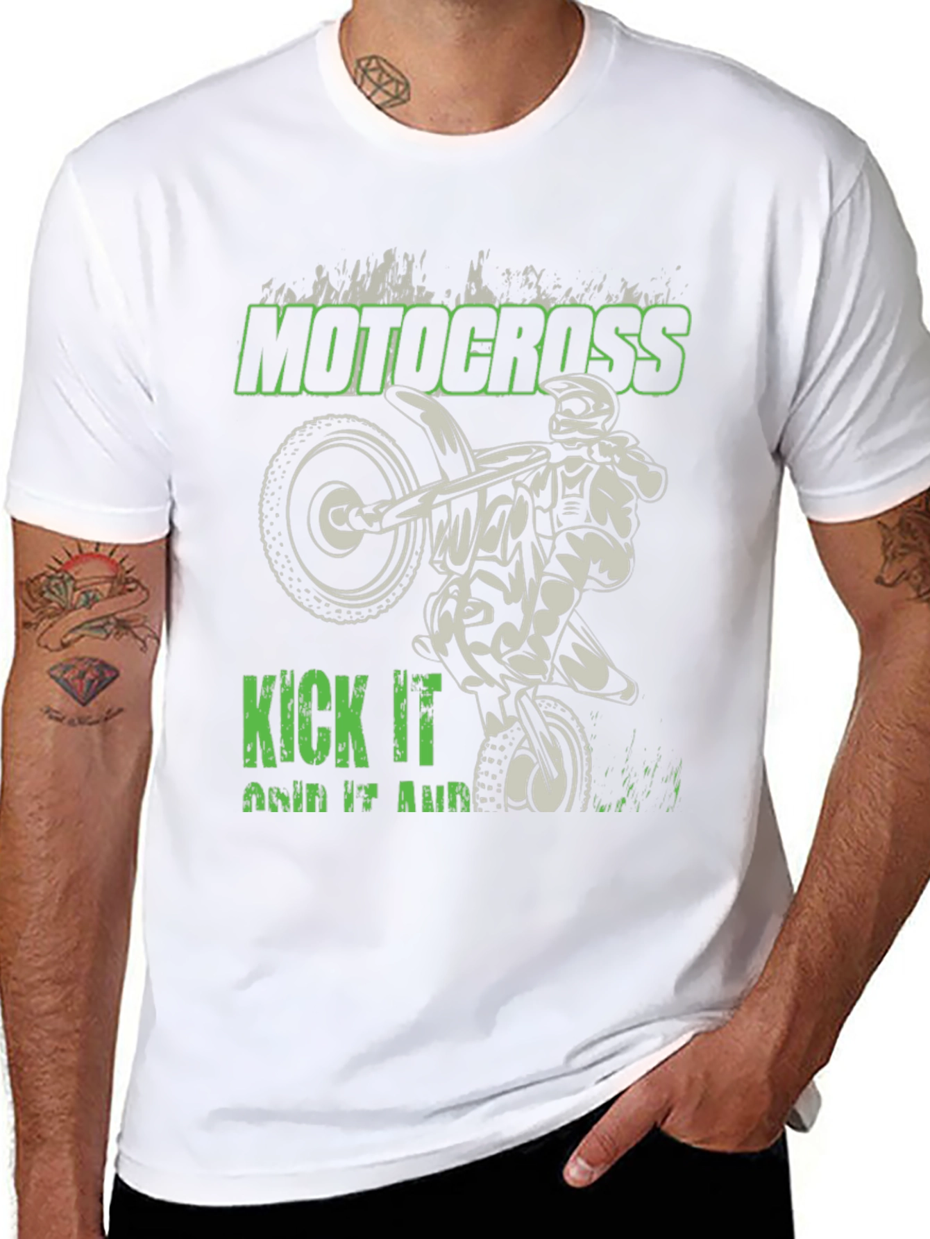 Motocross Kick It Graphic T-Shirt
