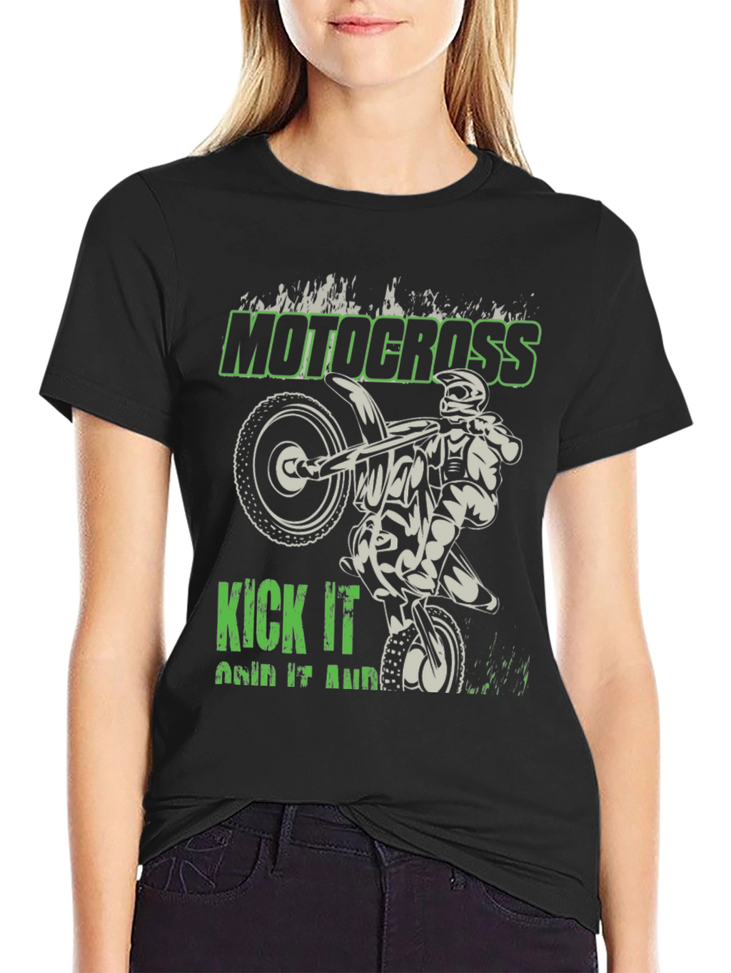 Motocross Kick It Graphic T-Shirt