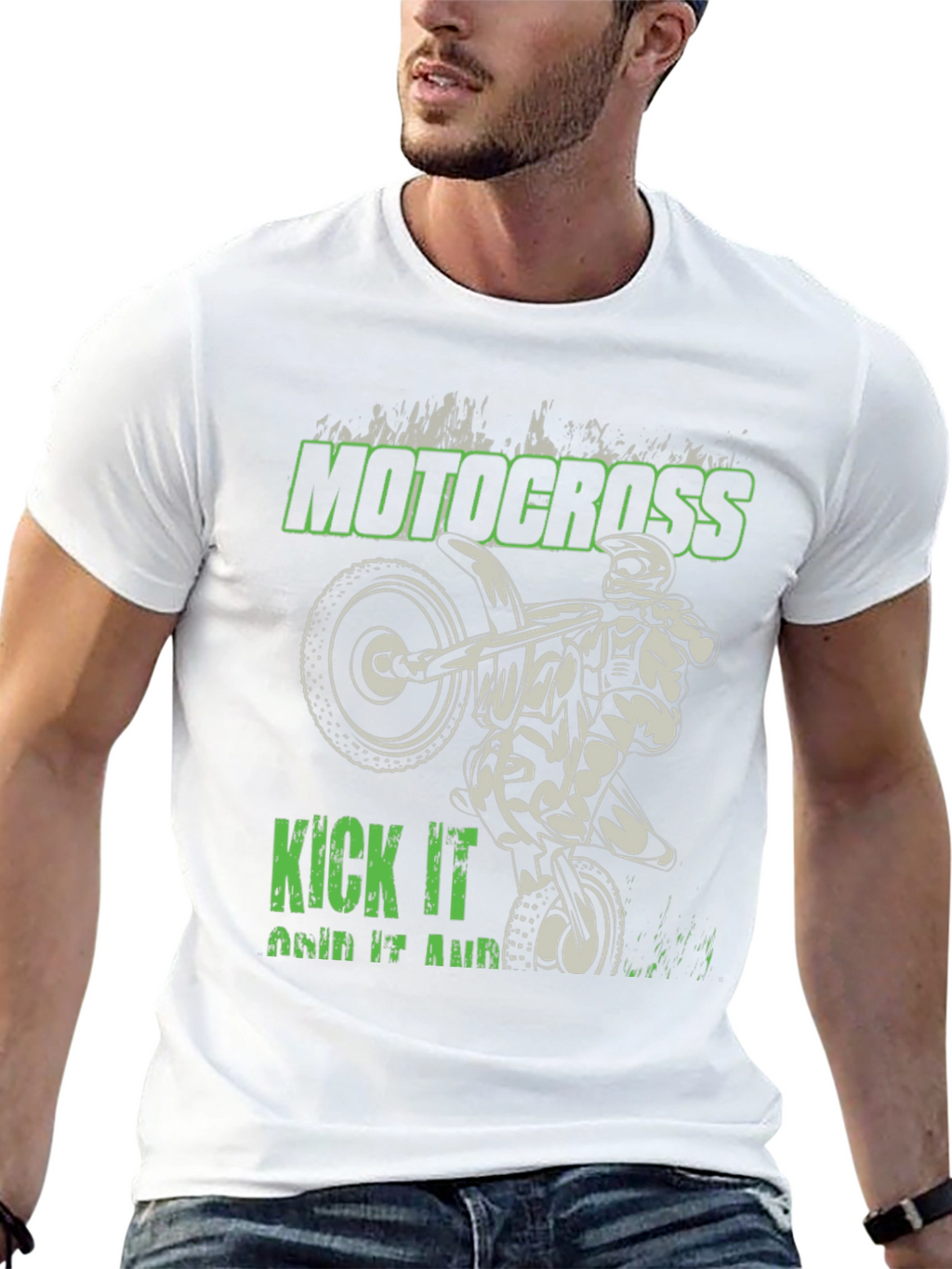 Motocross Kick It Graphic T-Shirt