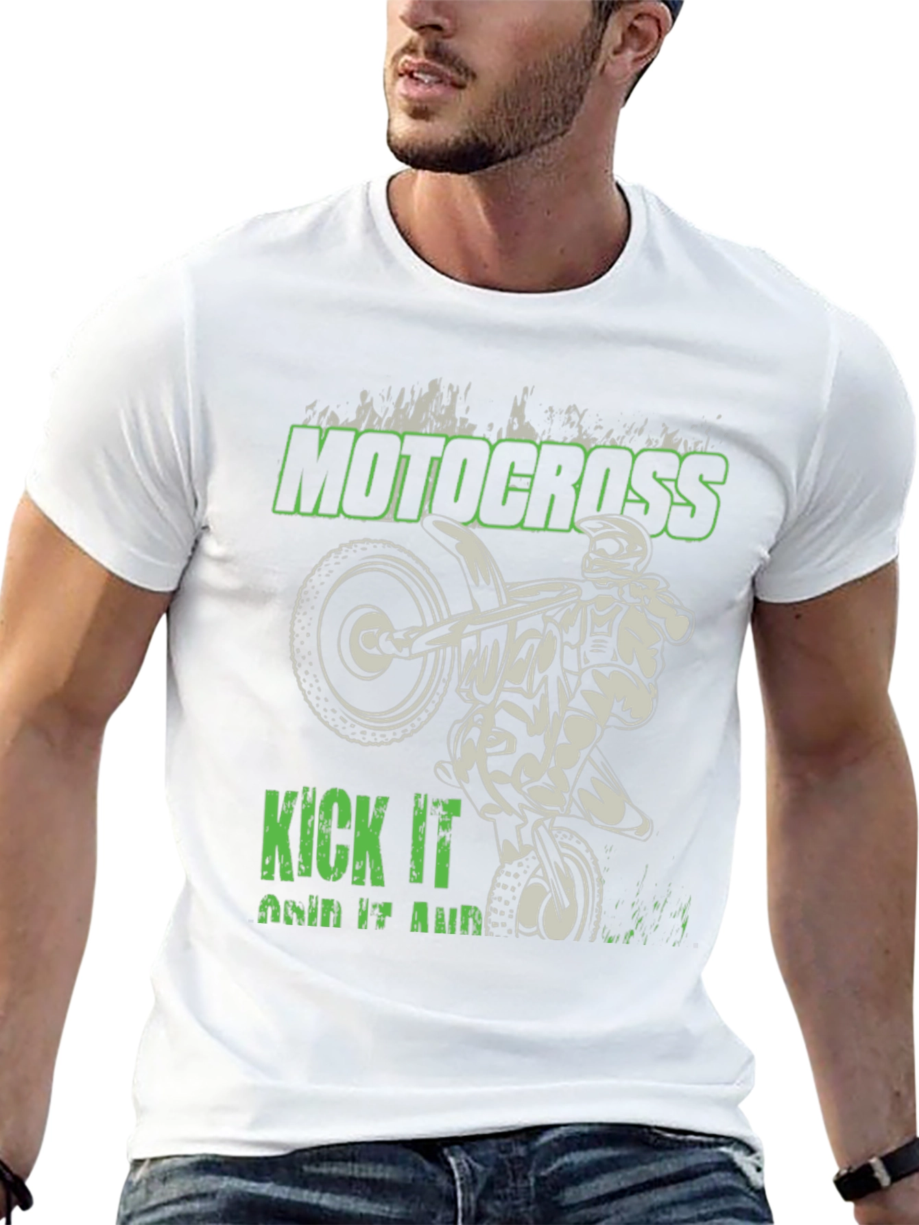 Motocross Kick It Graphic T-Shirt