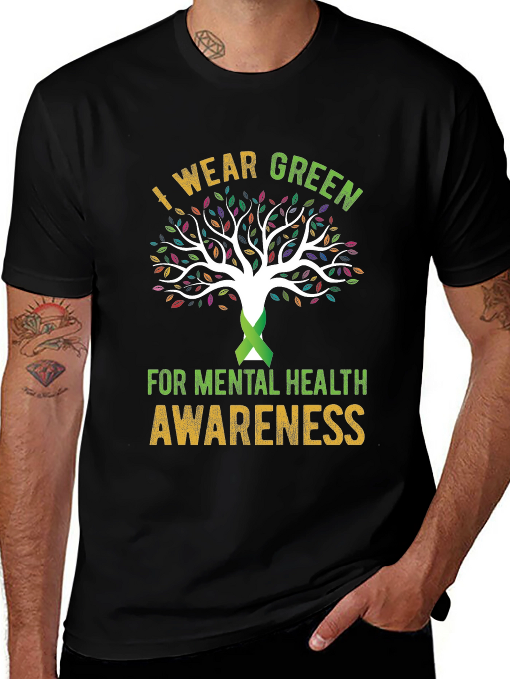 Mental Health Awareness Tree T-Shirt