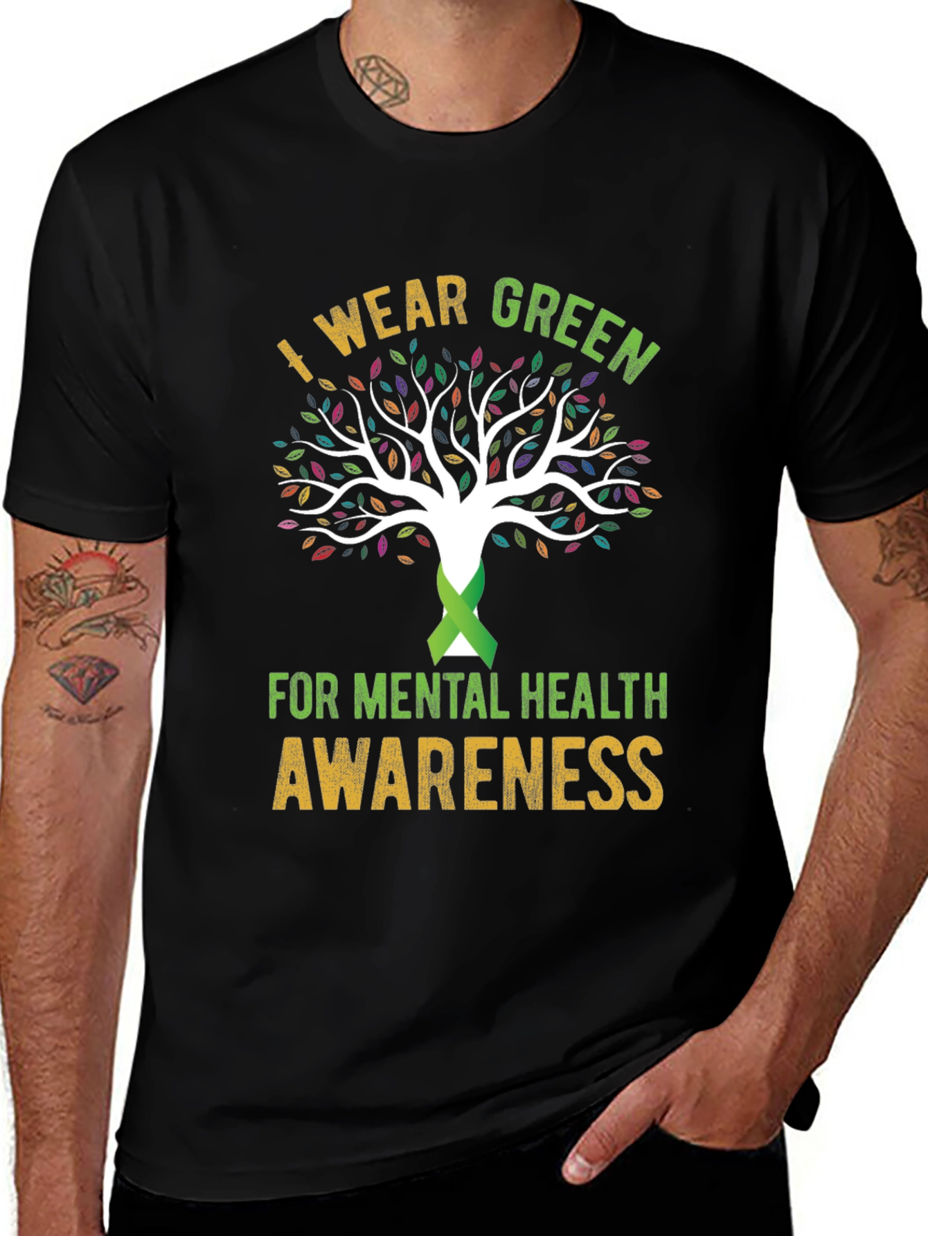 Mental Health Awareness Tree T-Shirt