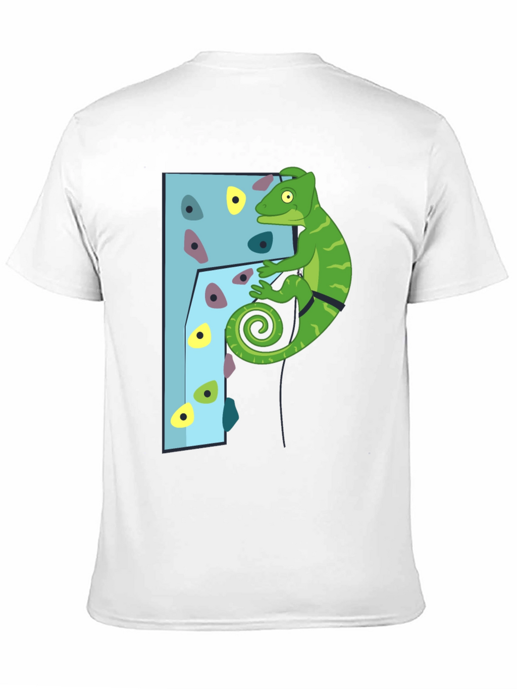 Climbing Chameleon T-Shirt - Fun Adventure Tee