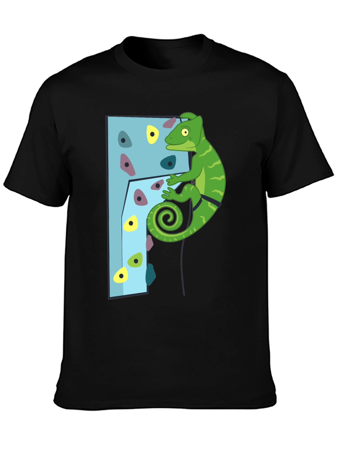 Climbing Chameleon T-Shirt - Fun Adventure Tee